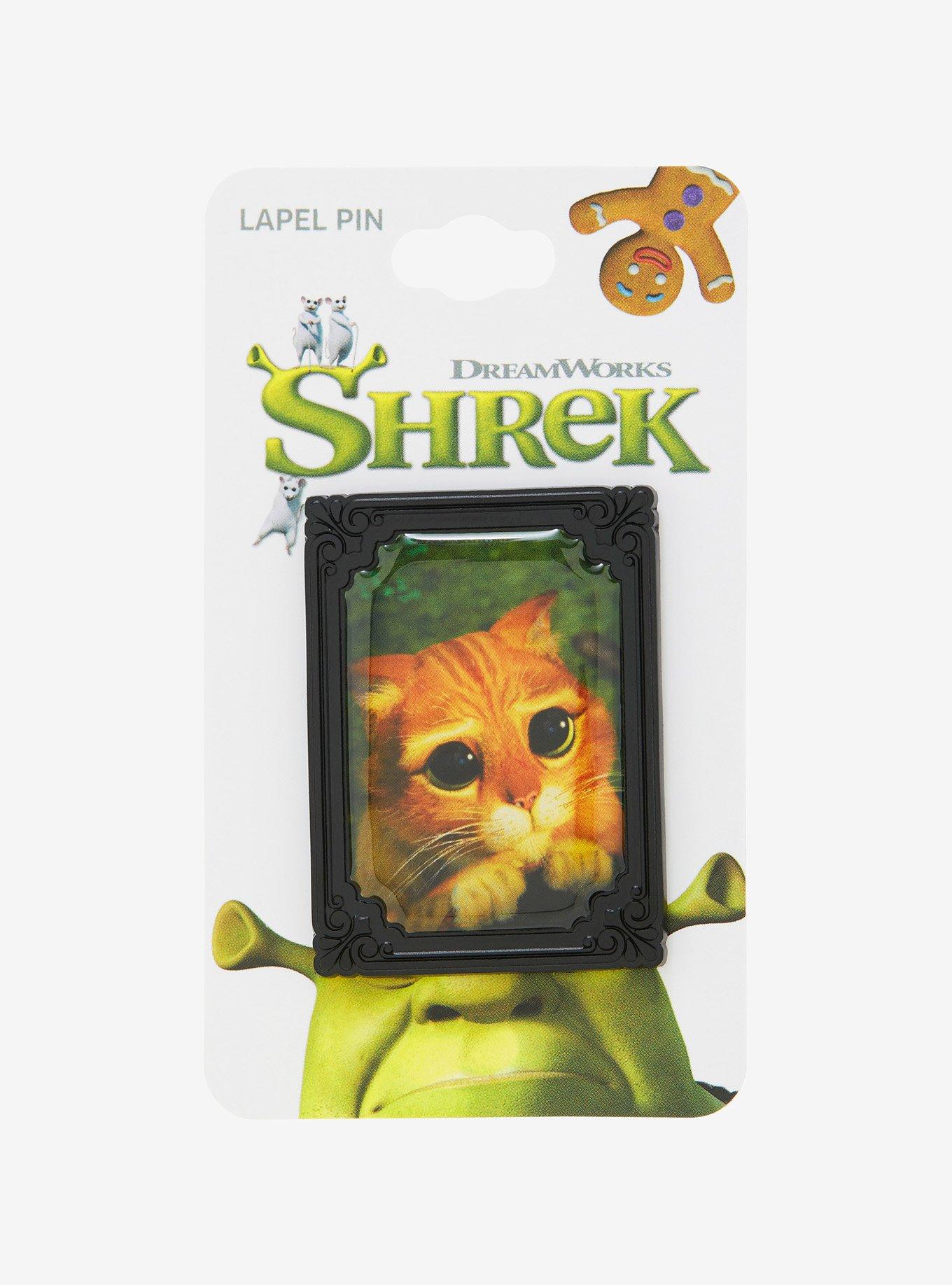 Shrek Puss In Boots Frame Enamel Pin, , hi-res