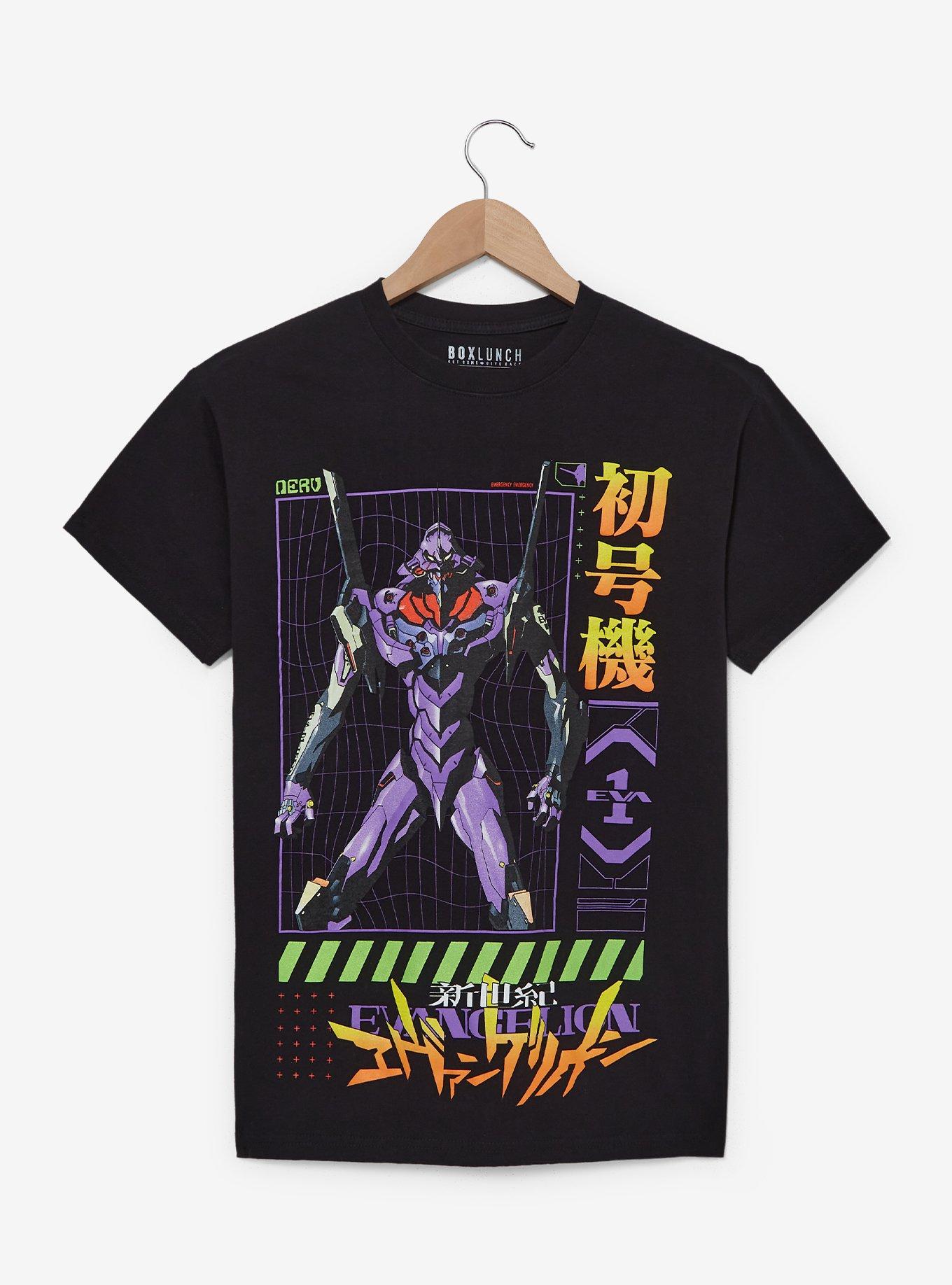Neon Genesis Evangelion EVA 1 Portrait T-Shirt - BoxLunch Exclusive, BLACK, alternate