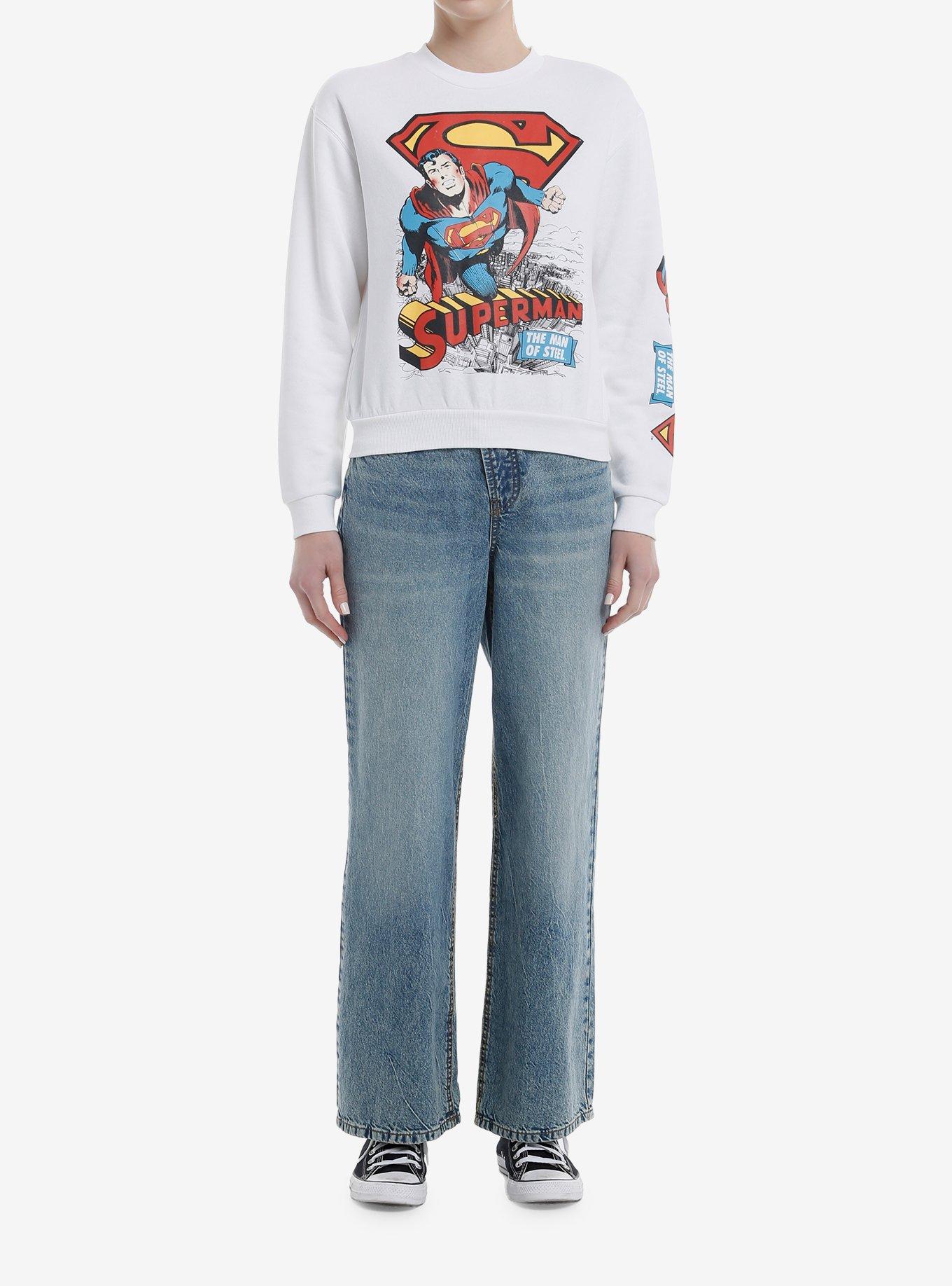 DC Comics Superman Girls Oversized Sweater, , hi-res