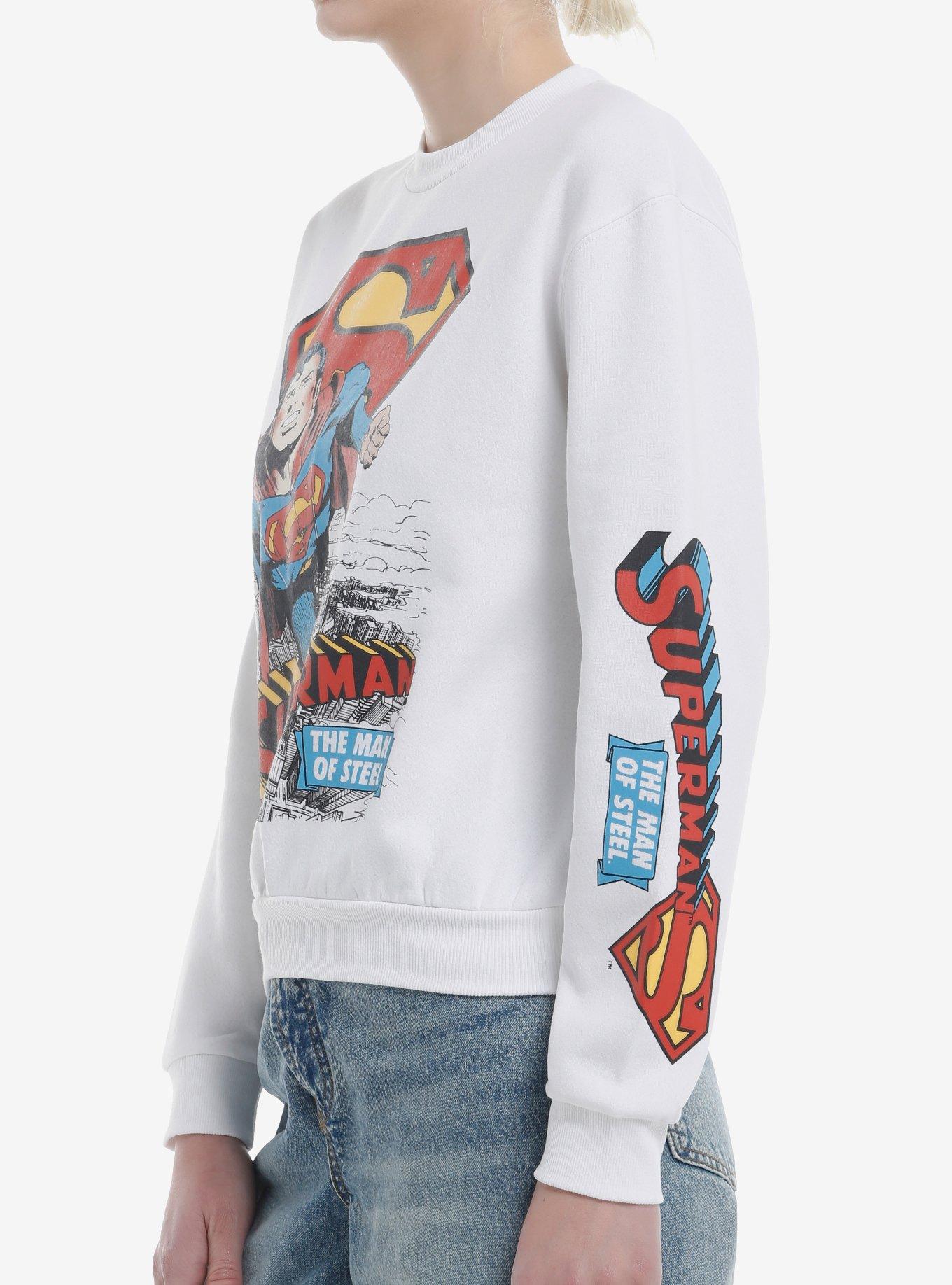 DC Comics Superman Girls Oversized Sweater, MULTI, alternate