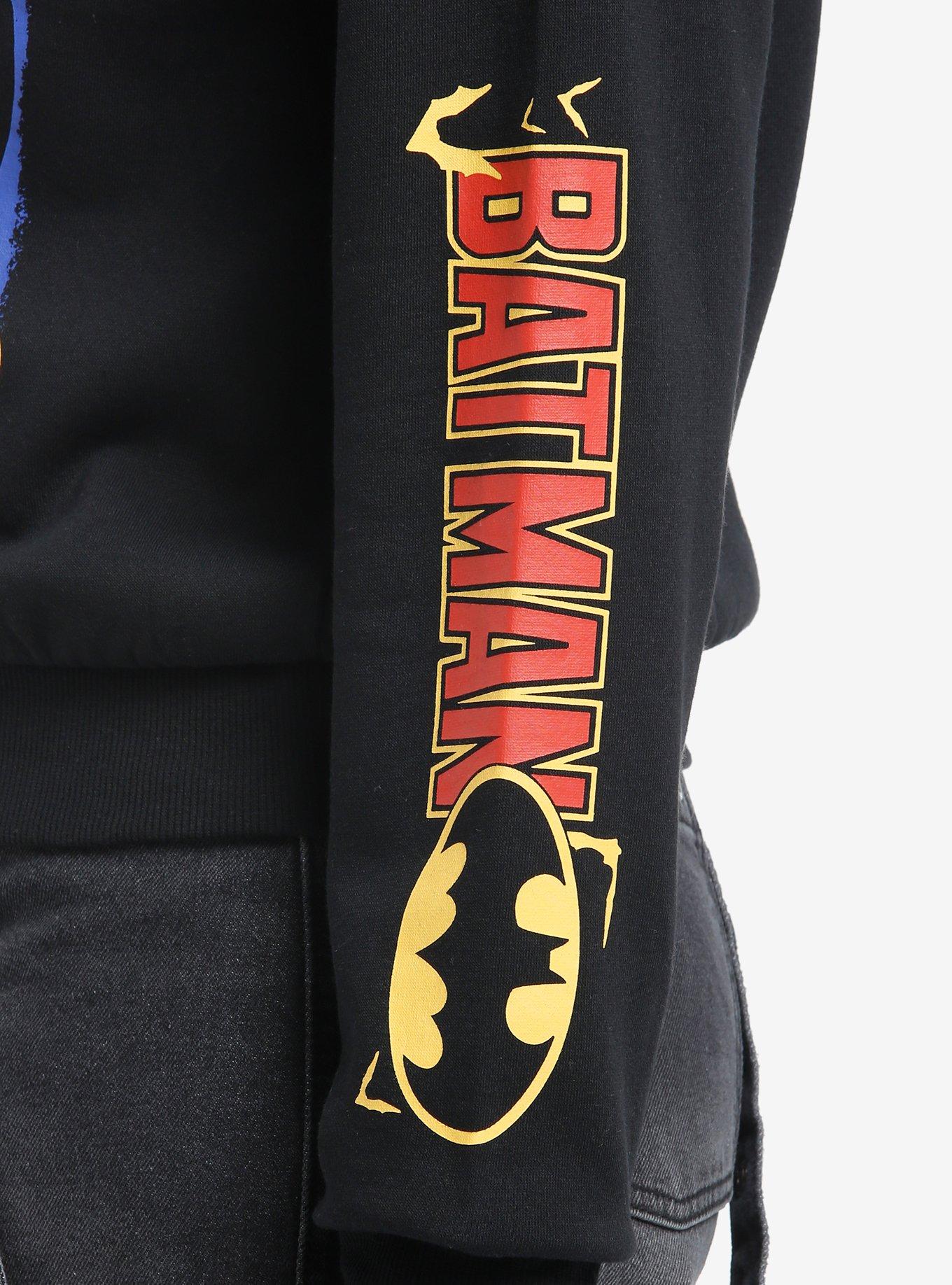 DC Comics Batman The Dark Knight Comic Girls Sweatshirt, MULTI, alternate