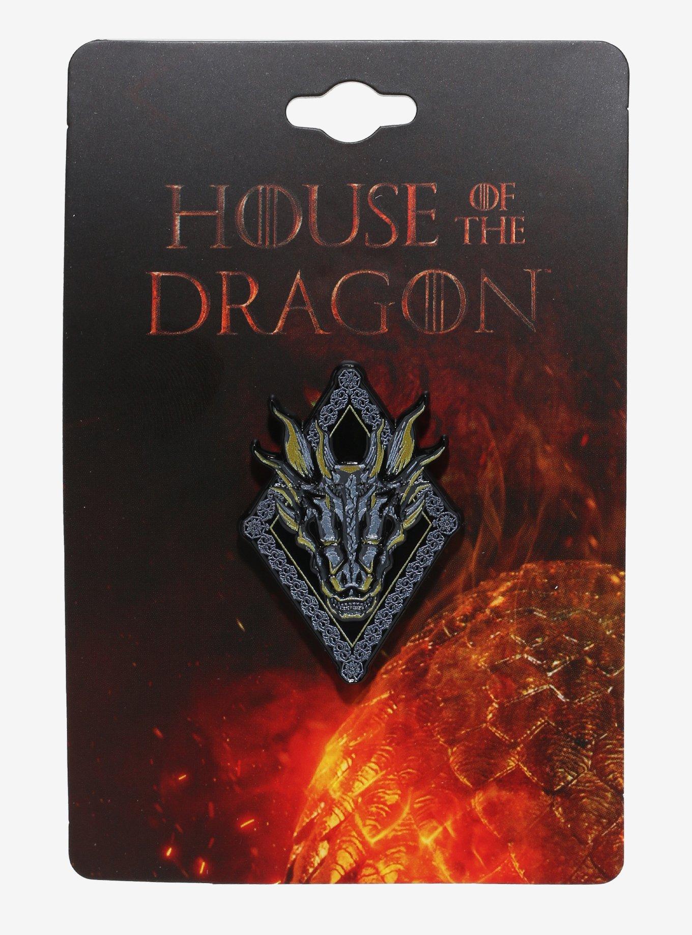 House Of The Dragon Dragon Head Enamel Pin, , alternate