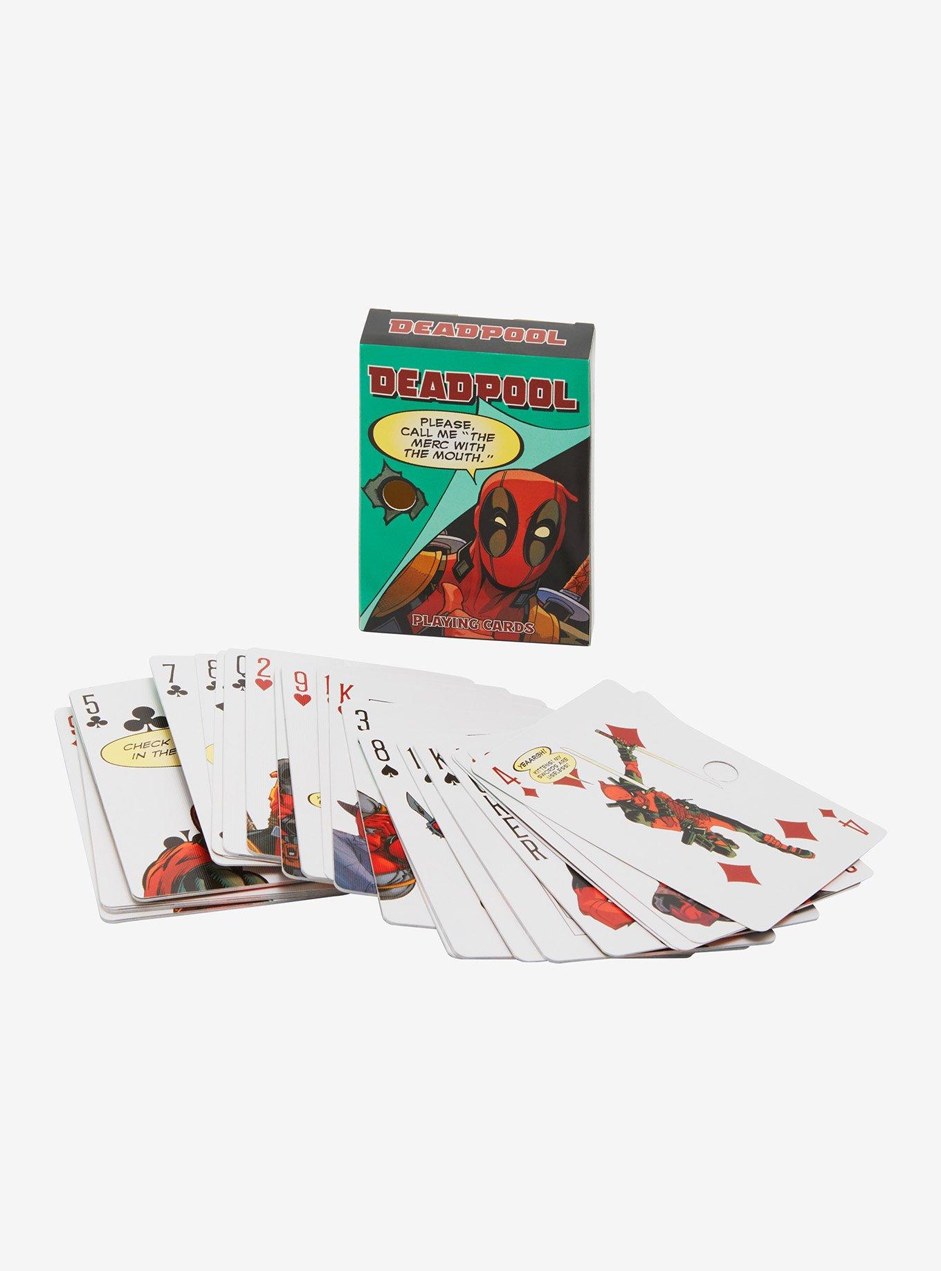 Marvel Deadpool Quotes Playing Cards, , hi-res