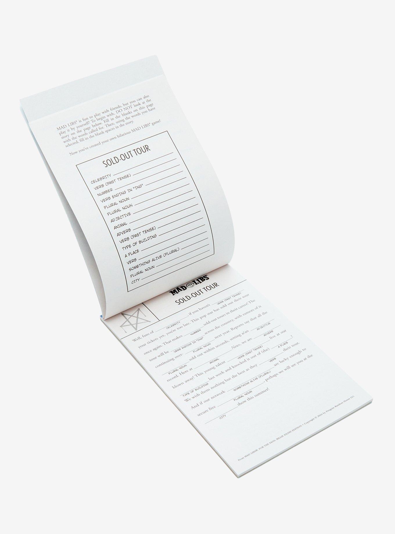 Mad Libs: For the Fans: Billie Eilish Edition Book, , alternate