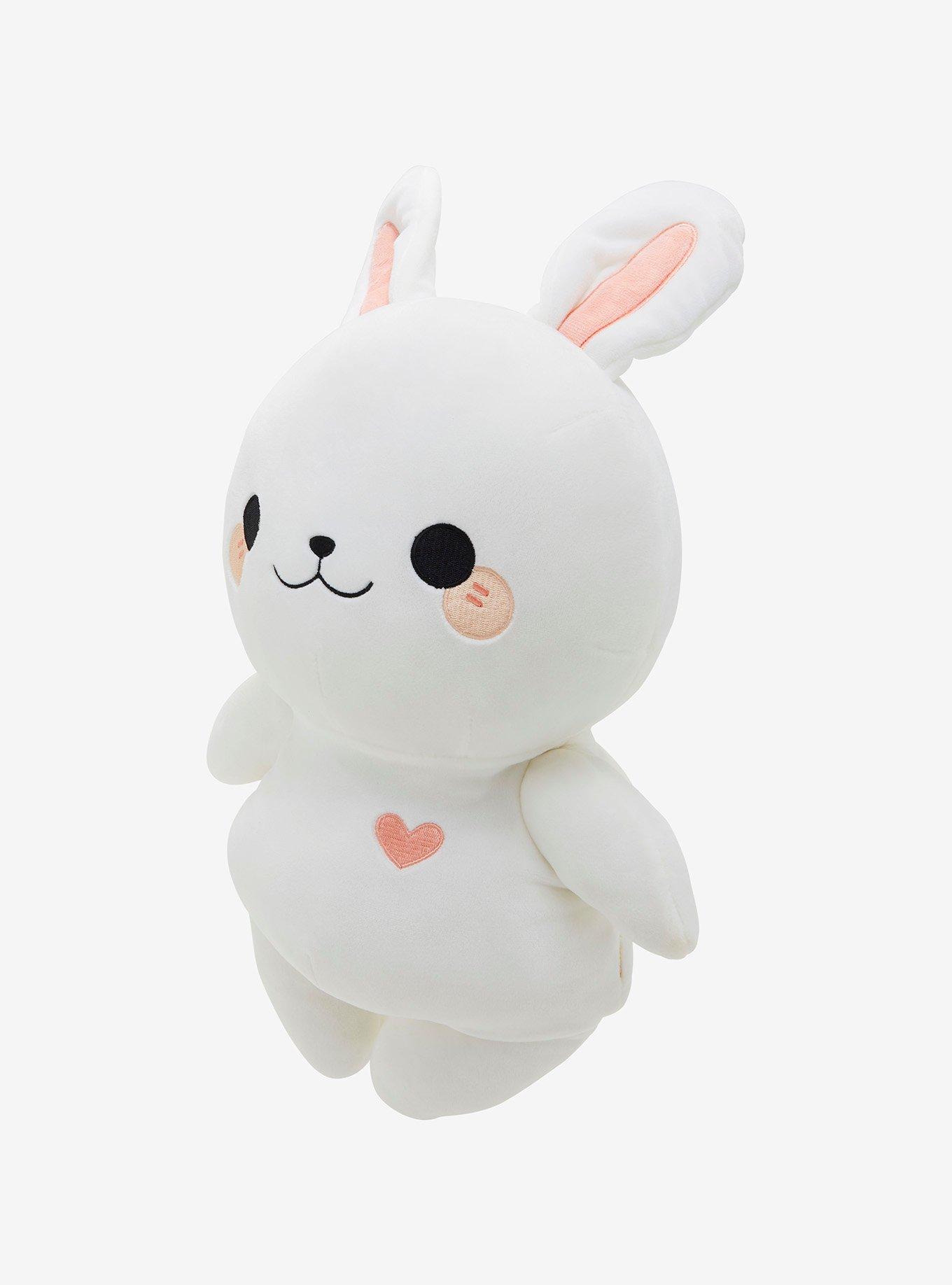 Honeymaru White Bunny Weighted Plush, , alternate
