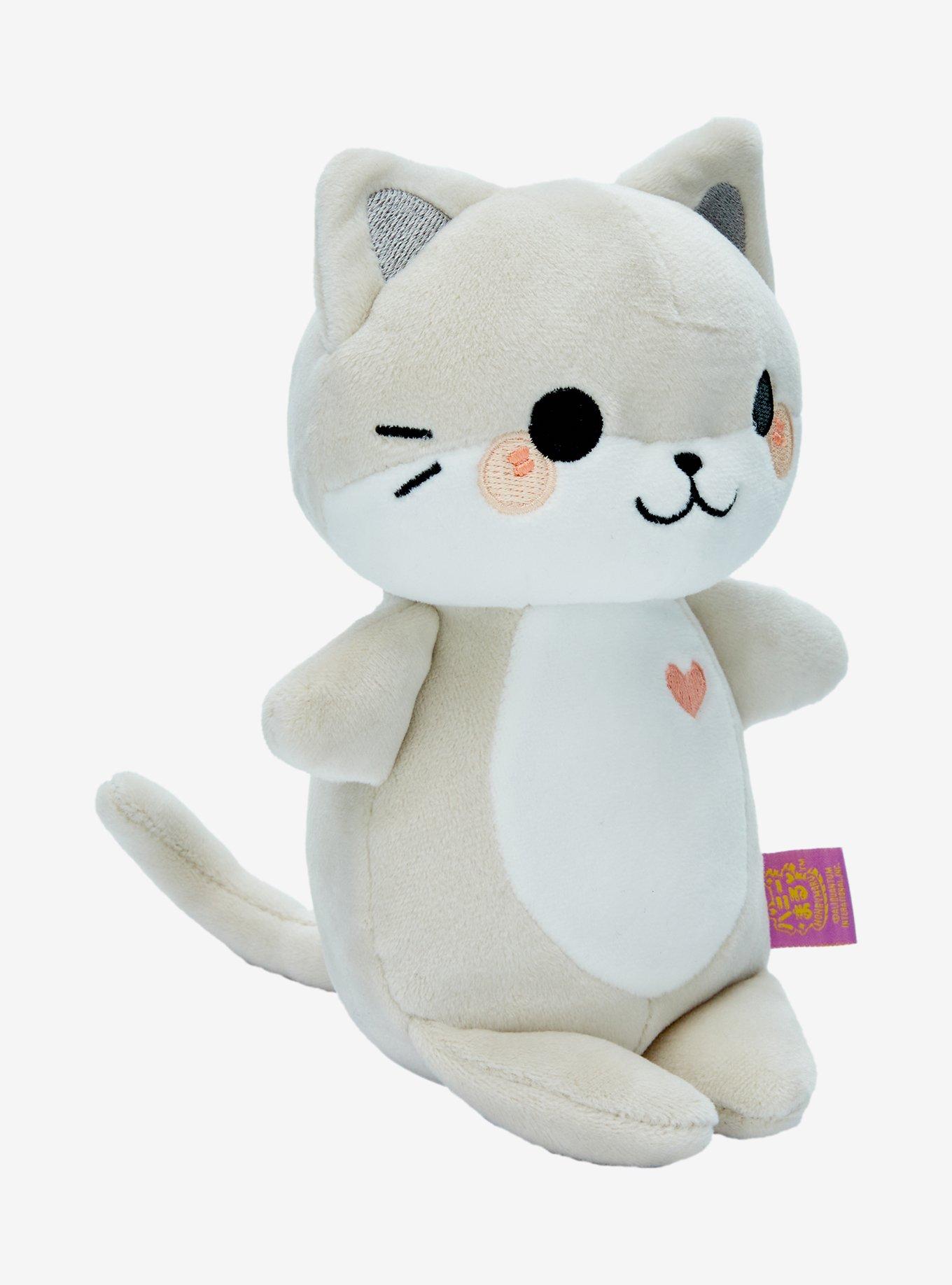 Honeymaru Grey Cat Slouchy Plush, , hi-res