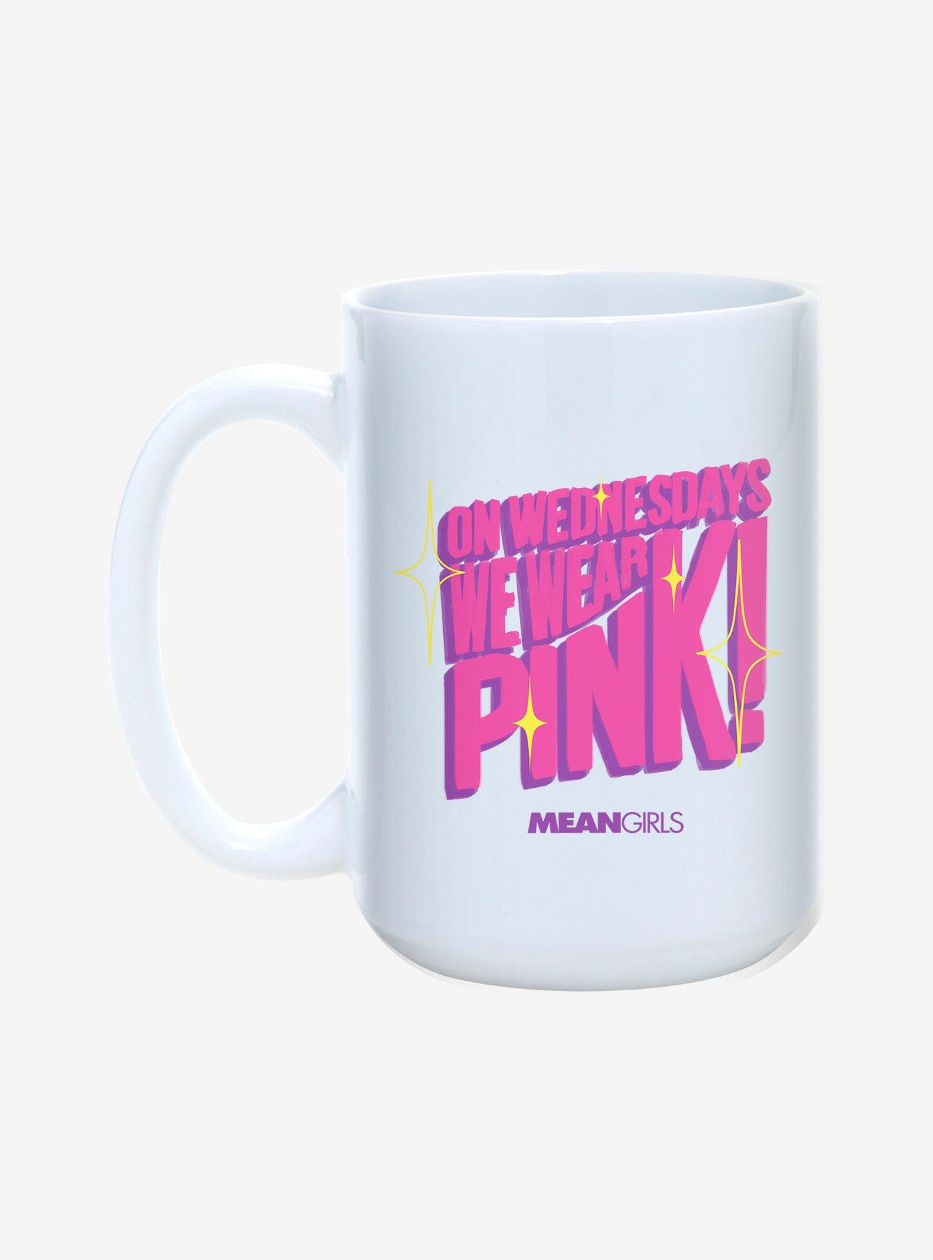 Mean Girls On Wednesday's We Wear Pink 15oz Mug, , hi-res