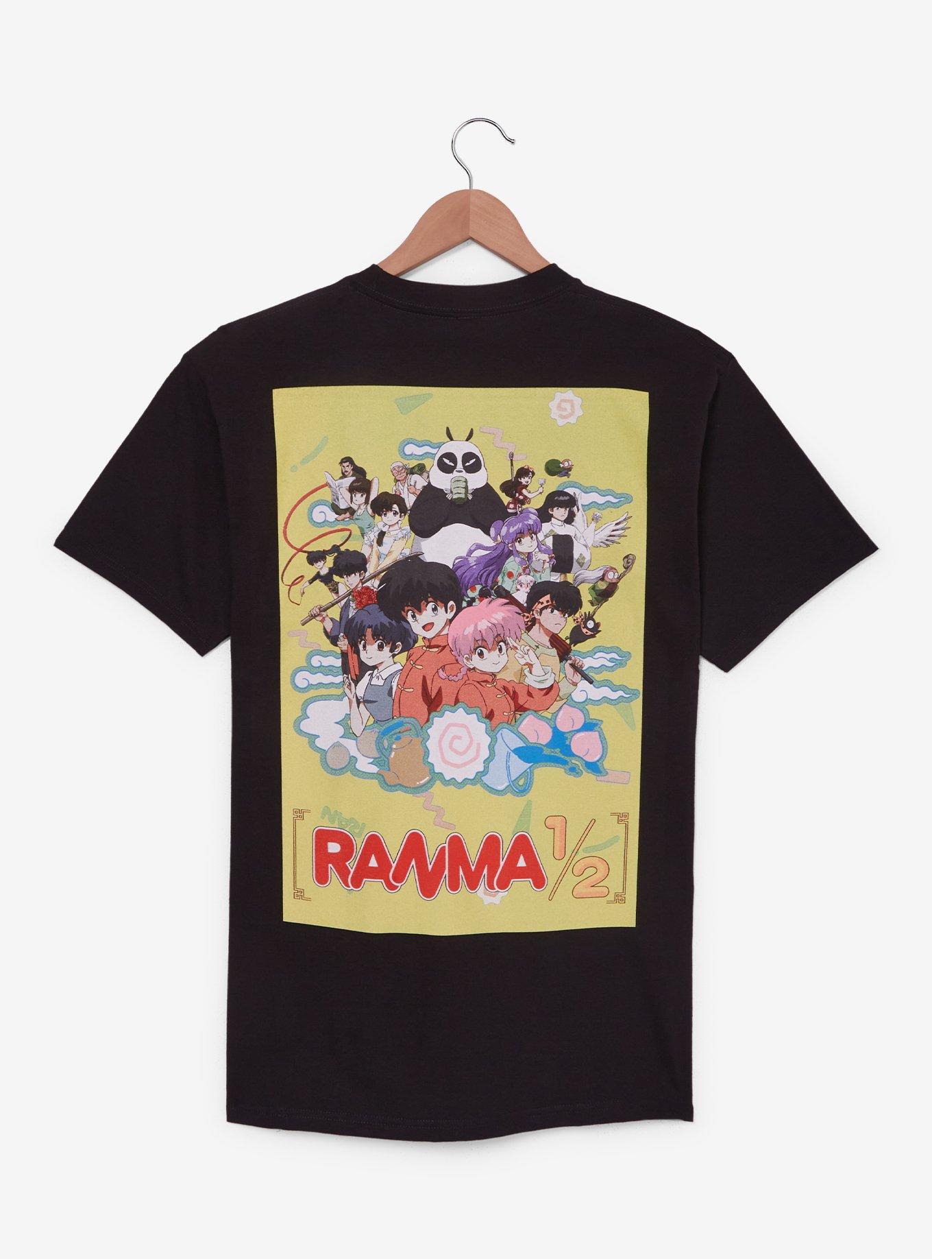 Ranma 1/2 Graphic T-Shirt &mdash; BoxLunch Exclusive, LIGHT BLUE, alternate