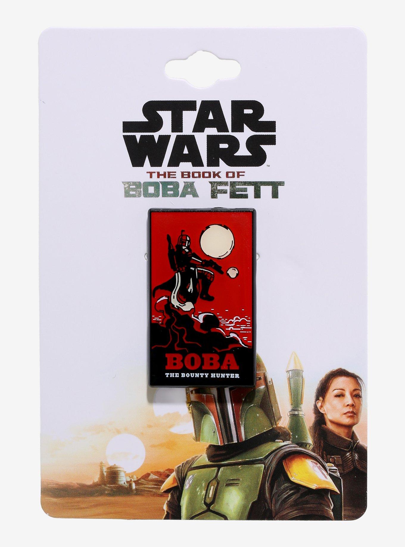 Star Wars The Book Of Boba Fett Poster Enamel Pin, , hi-res