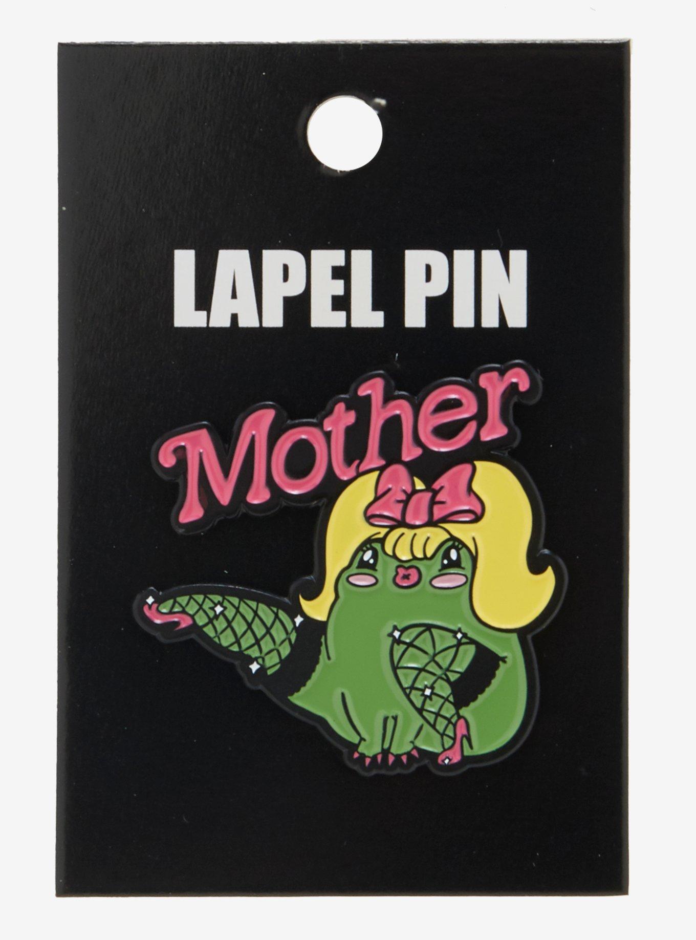 Mother Frog Enamel Pin, , hi-res