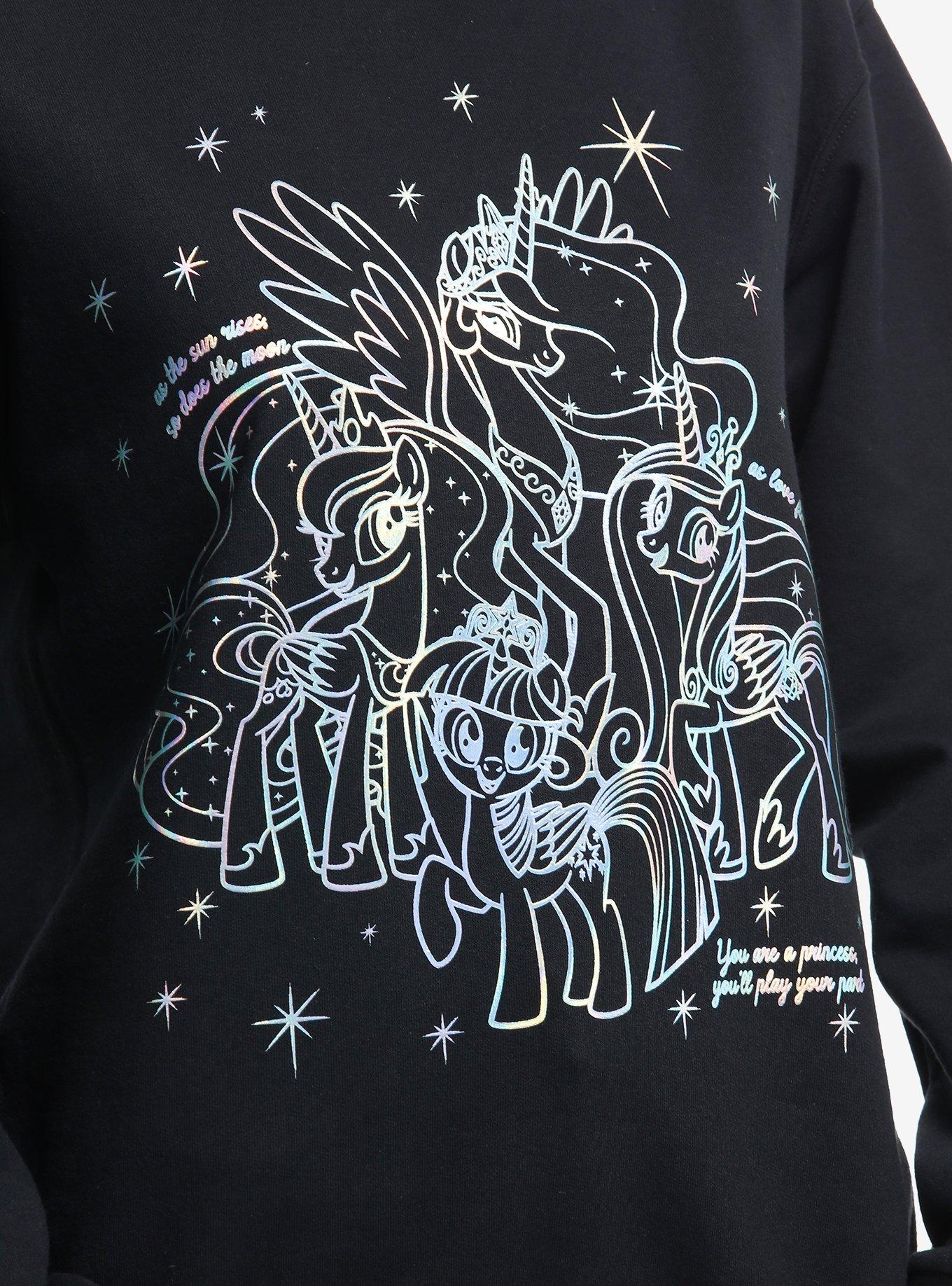 My Little Pony Foul Group Girls Sweatshirt, MULTI, alternate