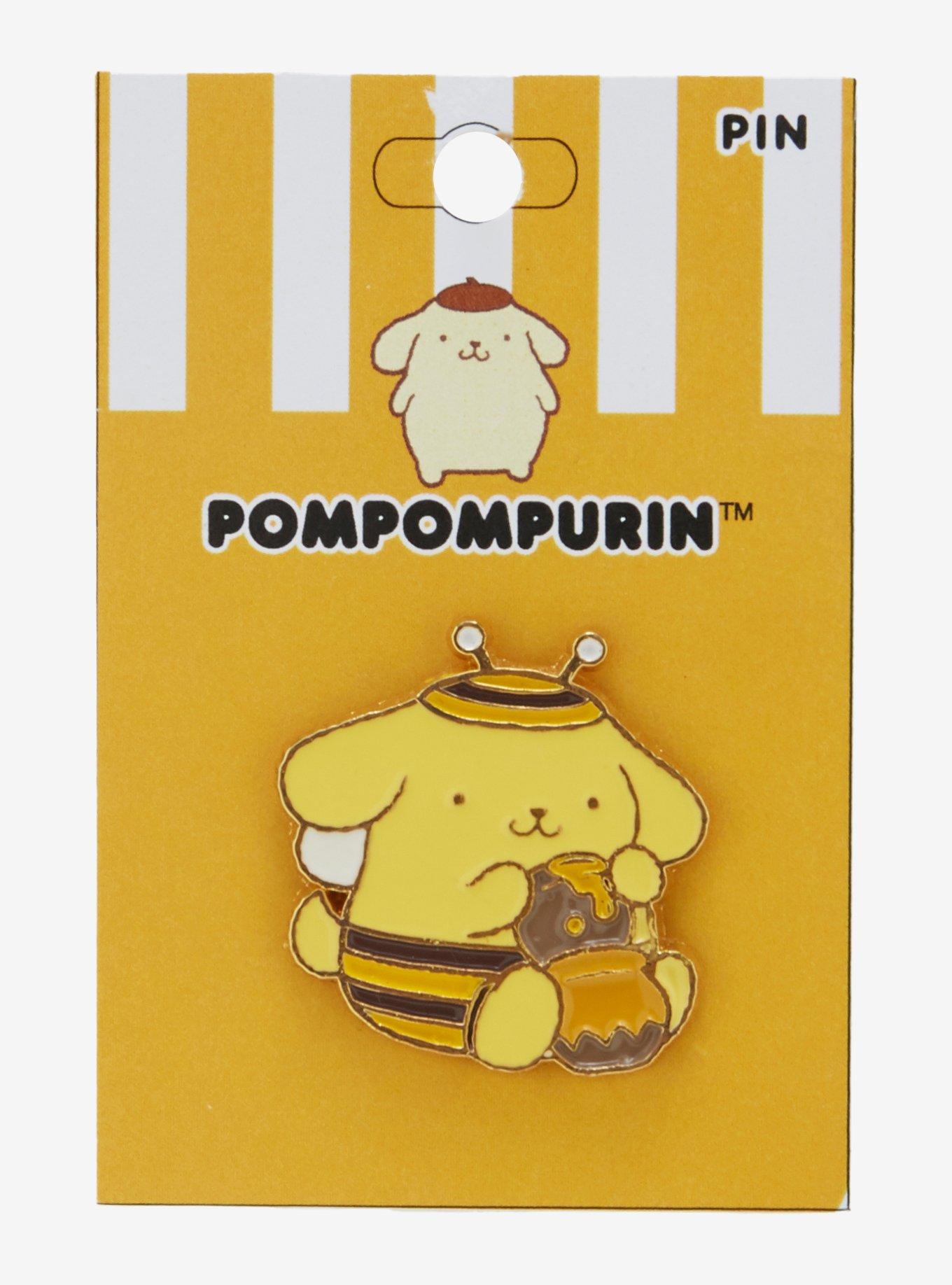 Pompompurin Honey Bee Enamel Pin, , hi-res