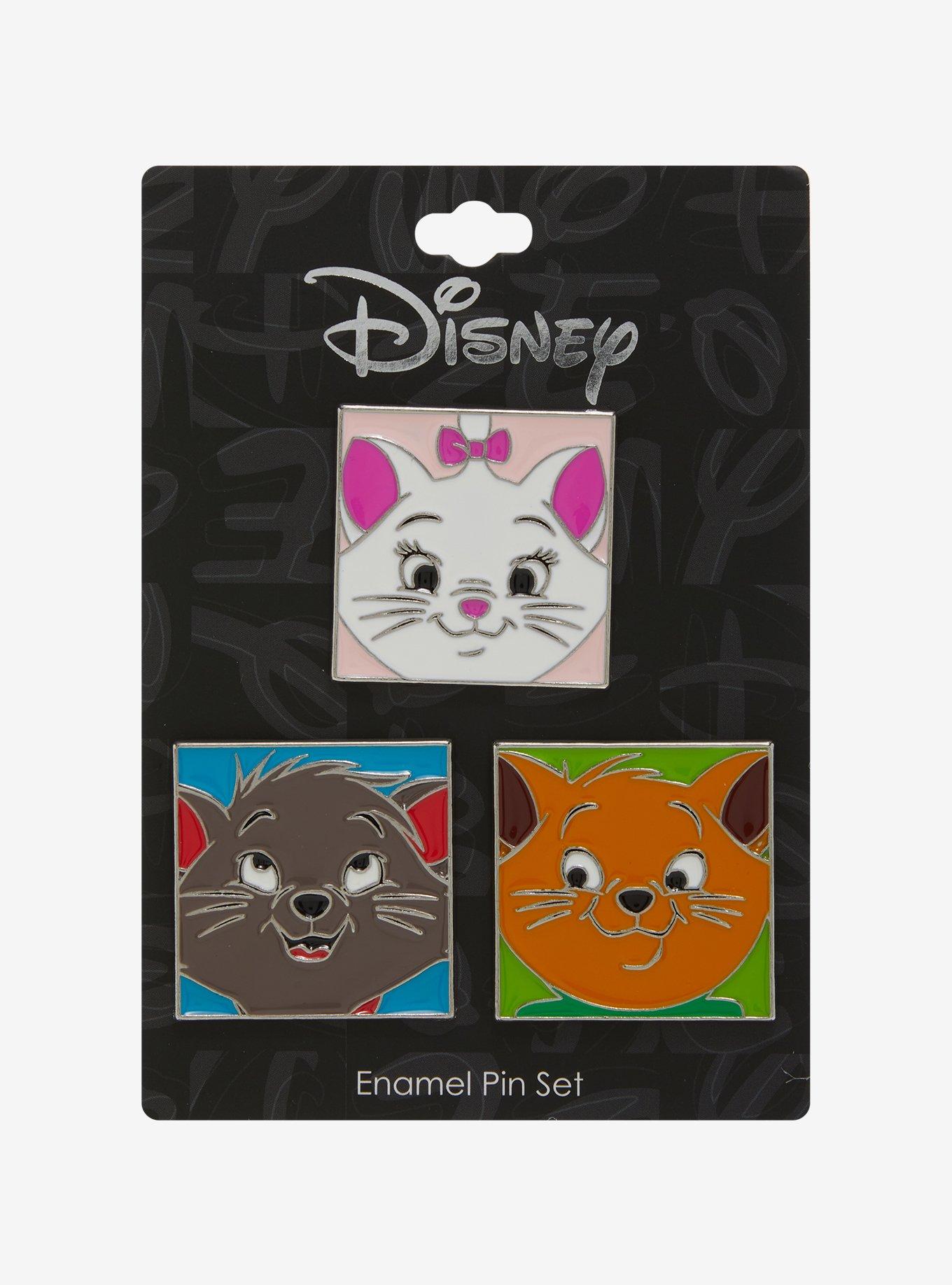 Disney The Aristocats Trio Square Enamel Pin Set, , hi-res