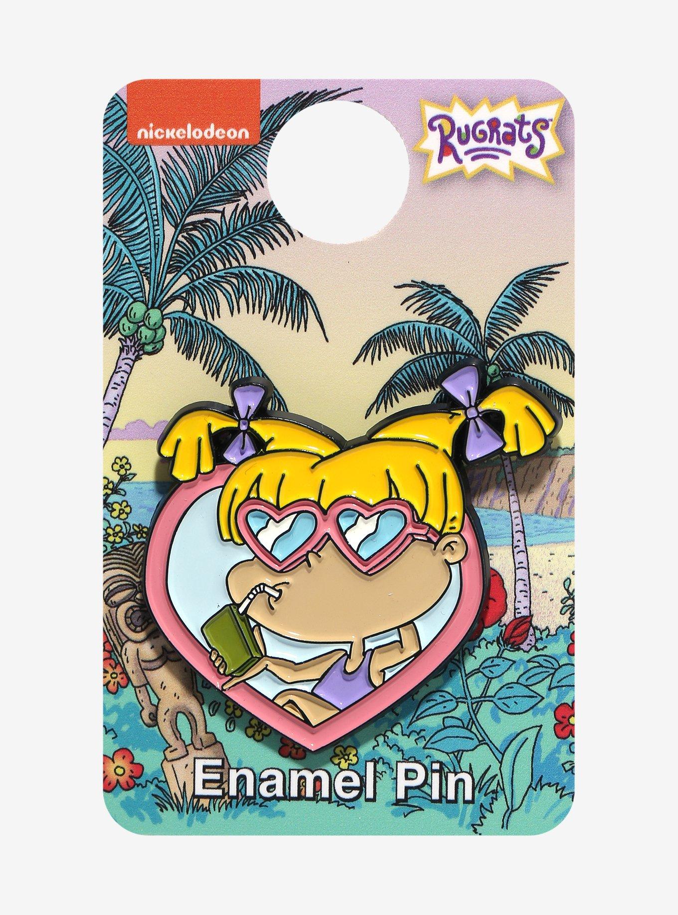 Rugrats Angelica Heart Enamel Pin, , hi-res