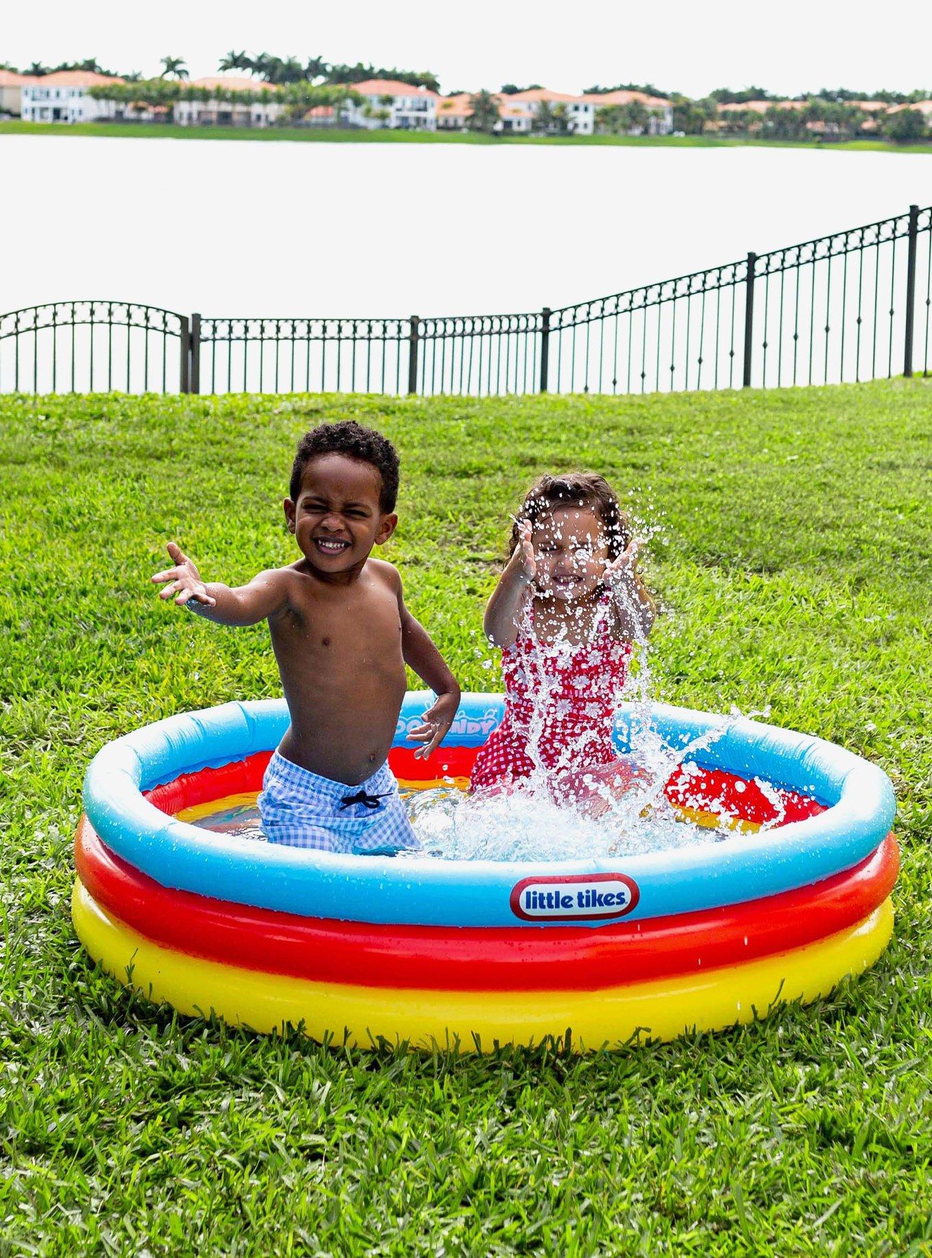 Little Tikes Kiddie Pool 3-Ring Colors, , alternate