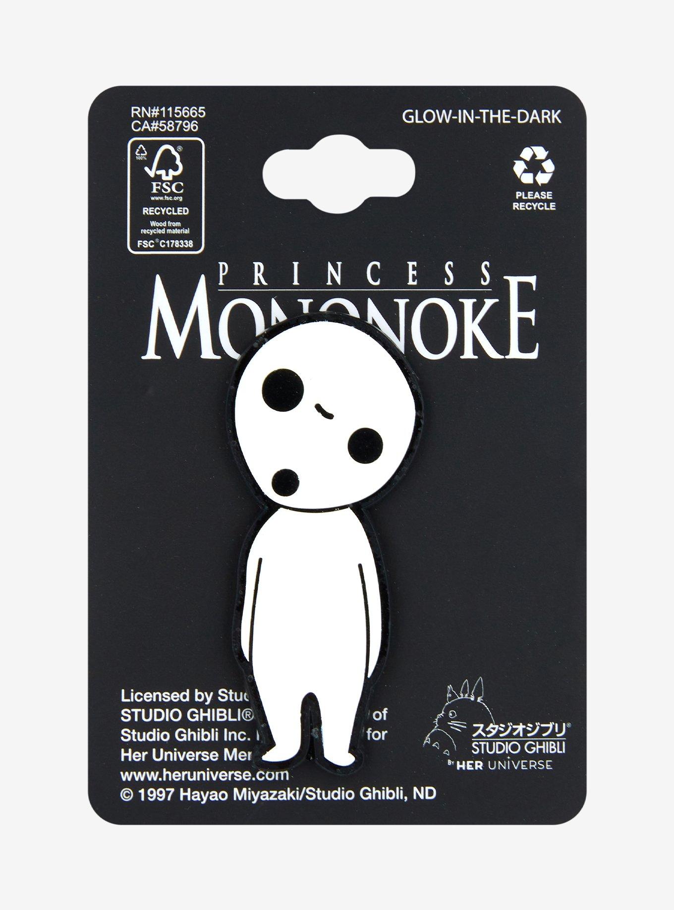 Studio Ghibli® Princess Mononoke Kodama Glow-In-The-Dark Enamel Pin, , alternate