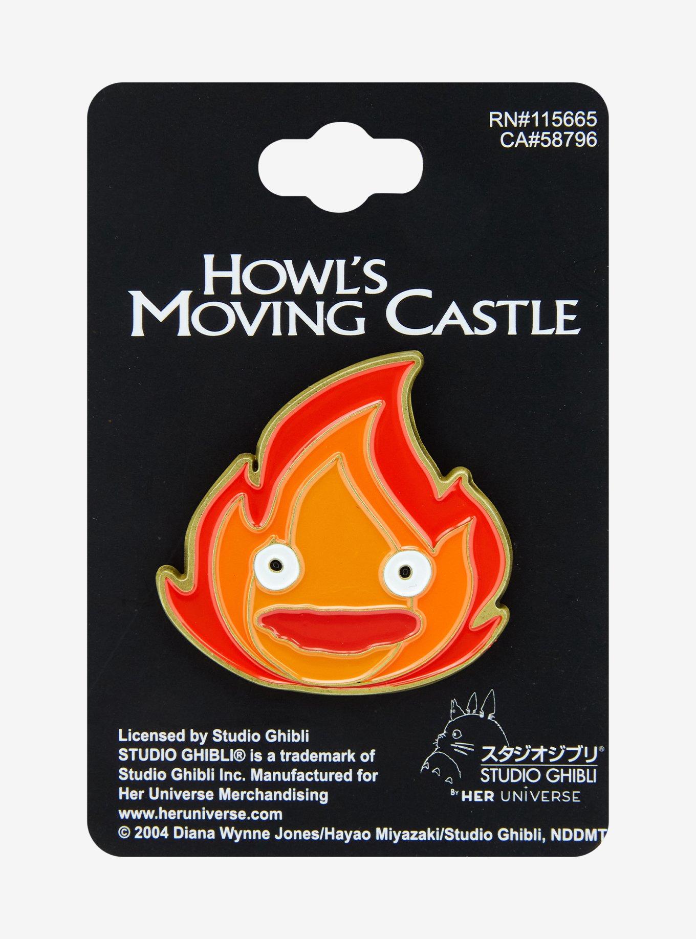 Studio Ghibli® Howl's Moving Castle Calcifer Enamel Pin, , hi-res