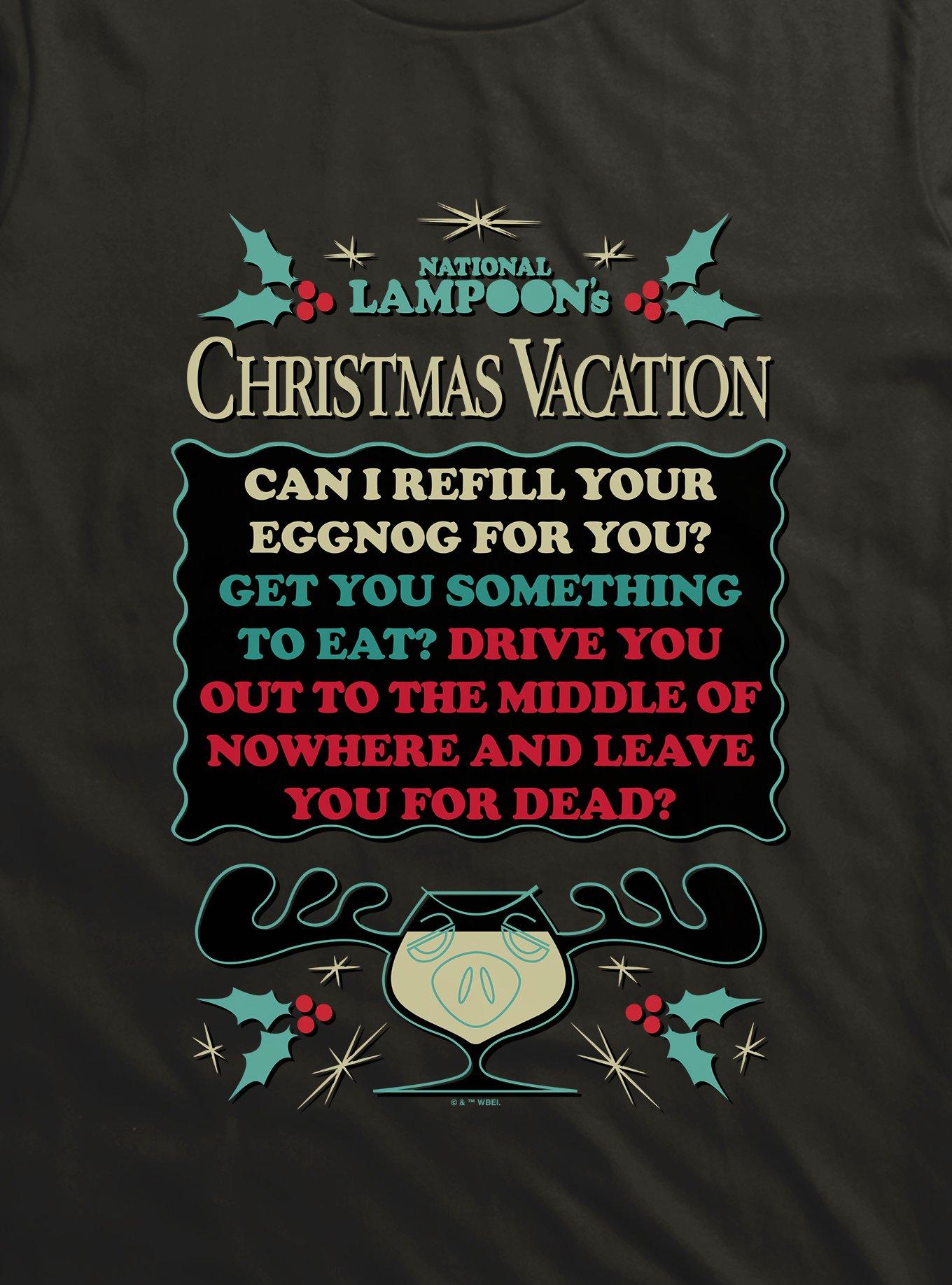 Christmas Vacation Can I Refill Your Eggnog For You? T-Shirt, , hi-res