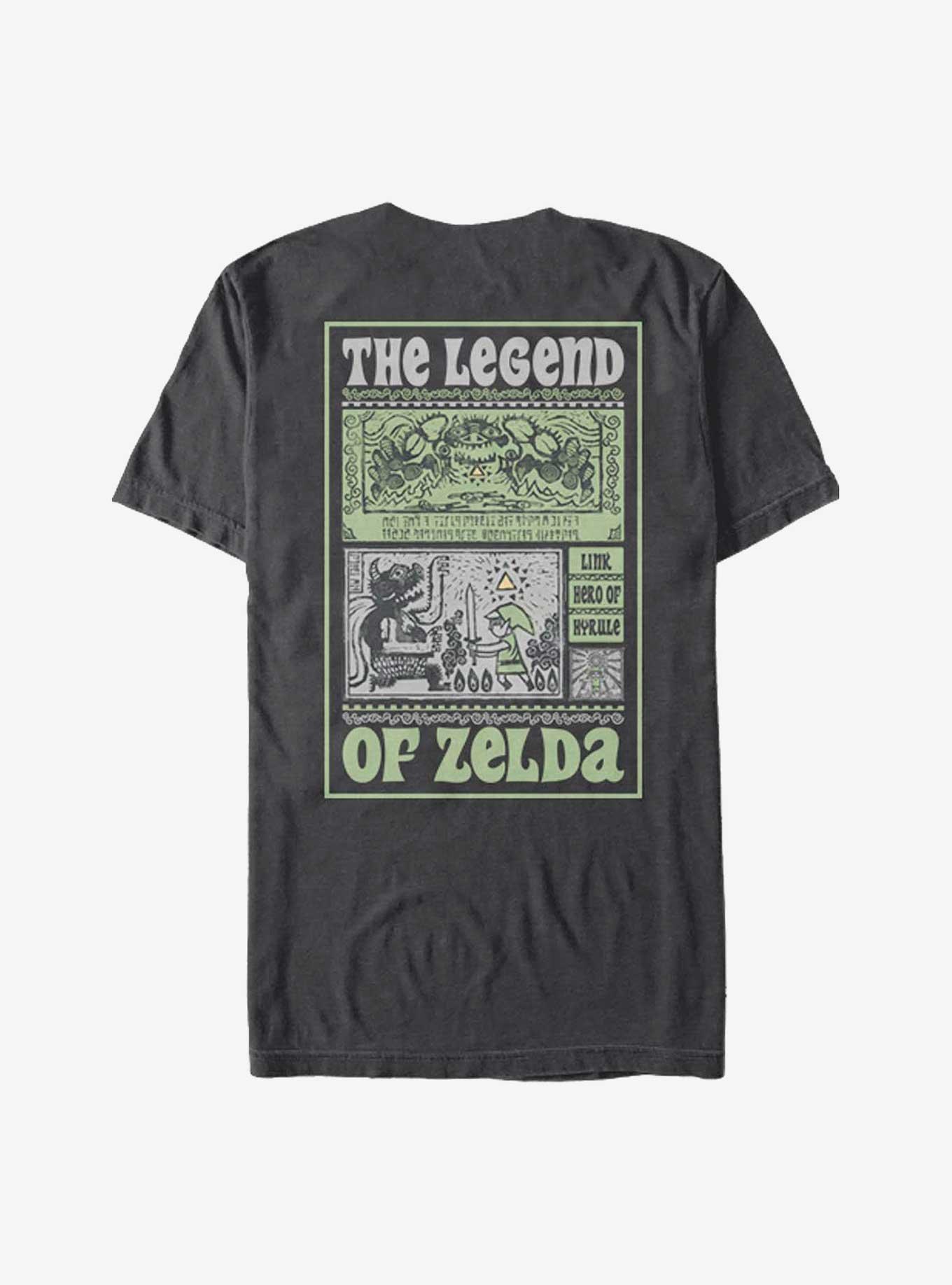 Nintendo The Legend Of Zelda Hero Of Hyrule T-Shirt, BLACK, alternate