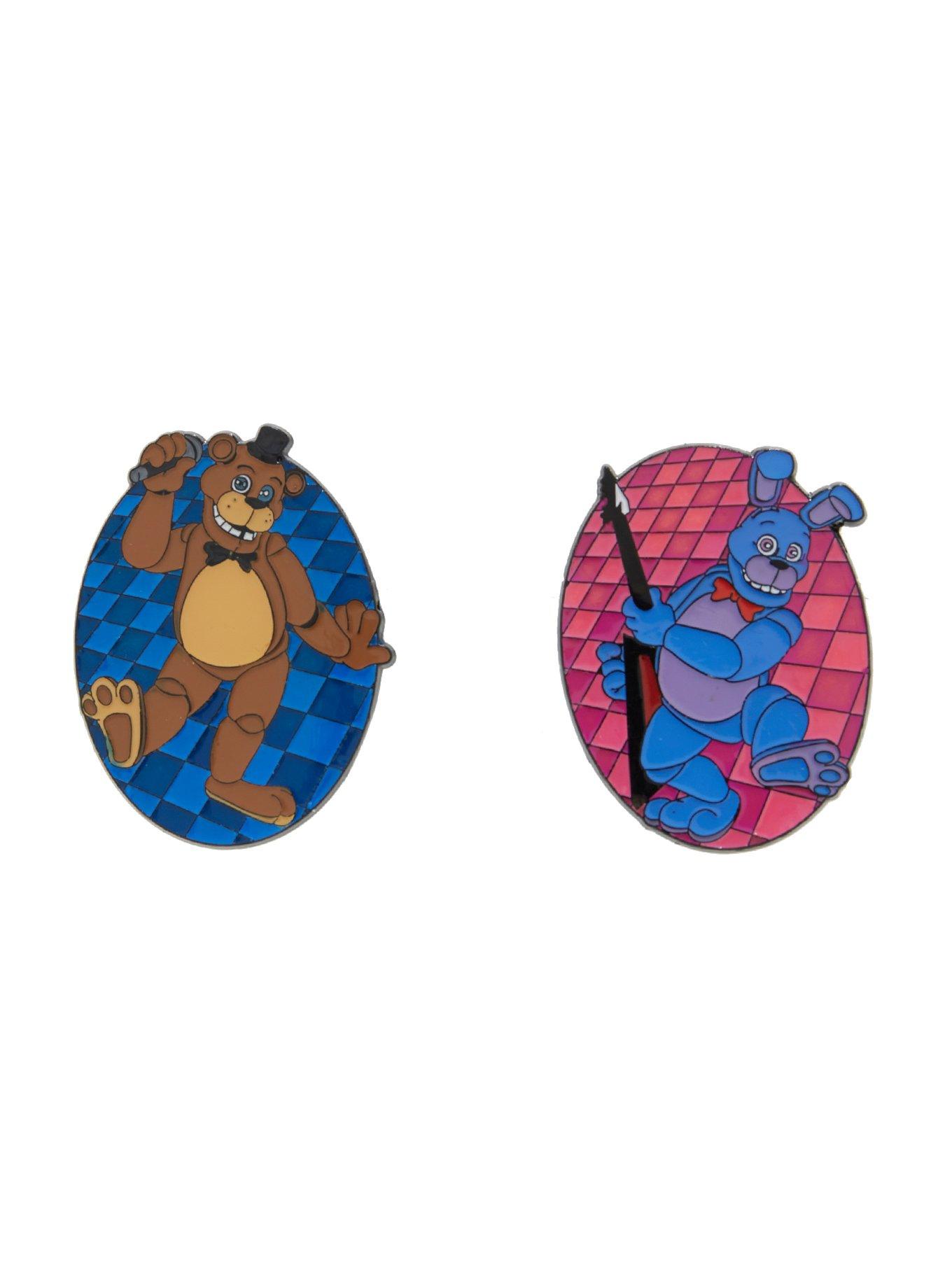 Five Nights At Freddy's: Security Breach Freddy & Bonnie Enamel Pin Set, , hi-res