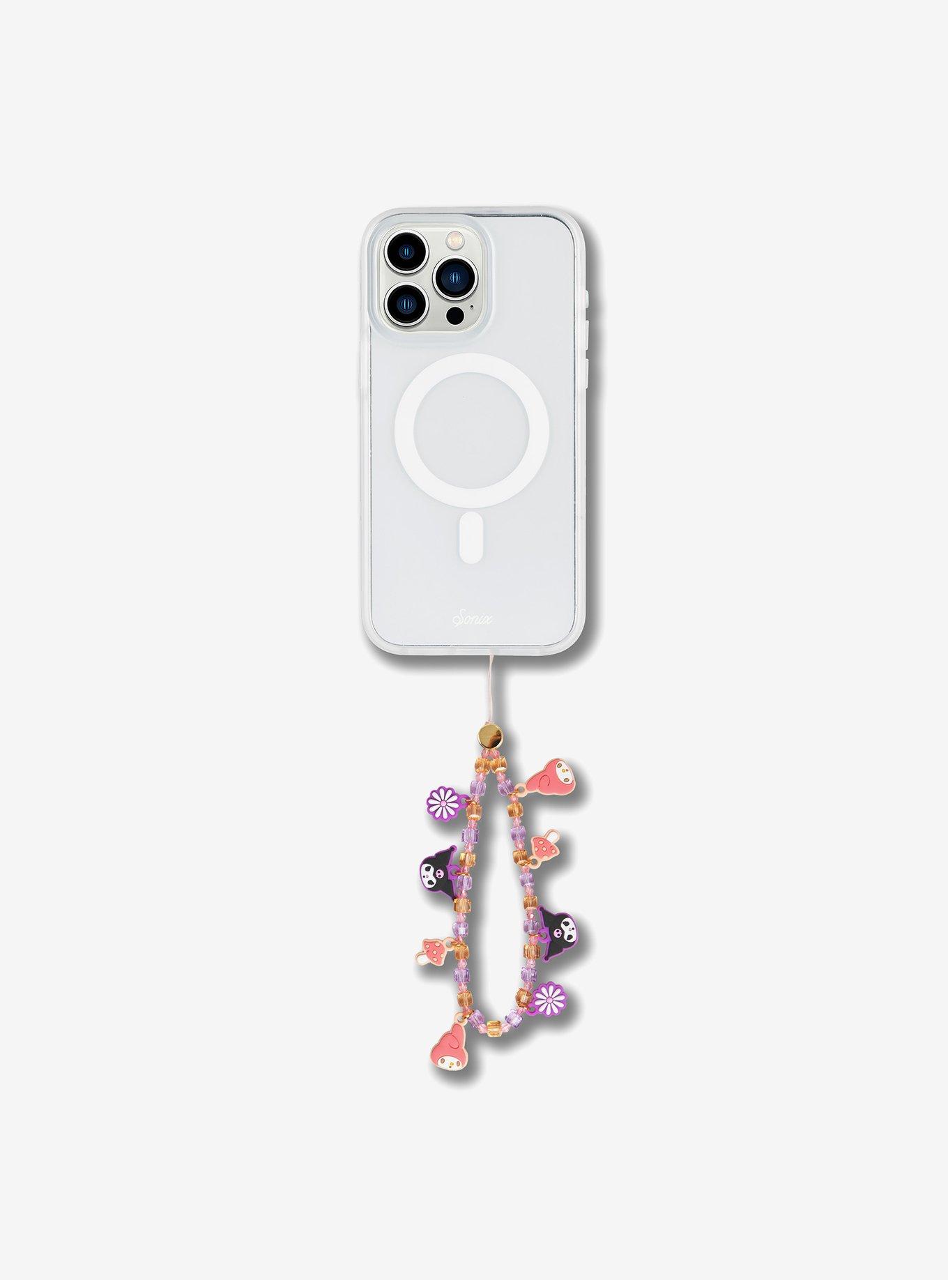 Sonix Sanrio My Melody & Kuromi Retro Floral Beaded Phone Charm - BoxLunch Exclusive, , hi-res