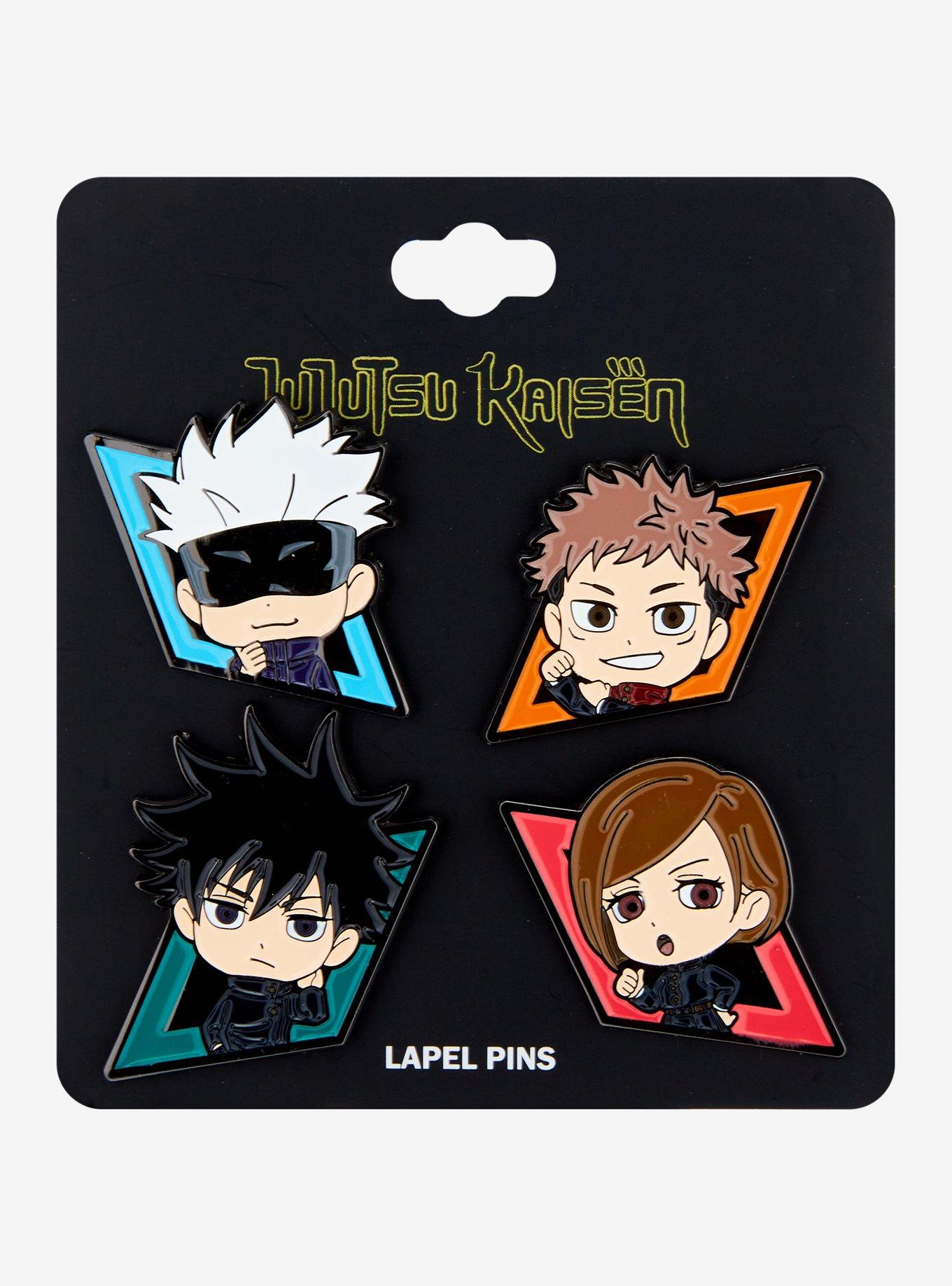 Jujutsu Kaisen Chibi Group Enamel Pin Set, , hi-res