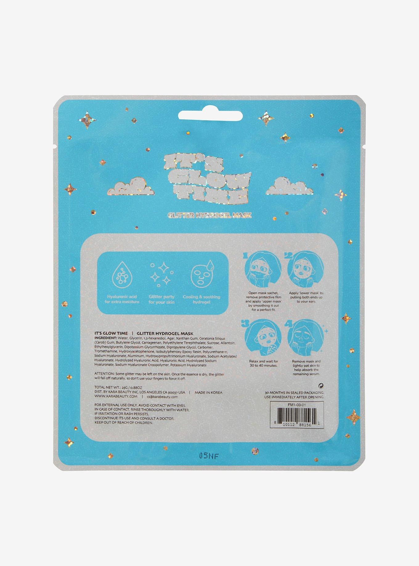 Kara Beauty It's Glow Time Hydrogel Facial Sheet Mask, , alternate