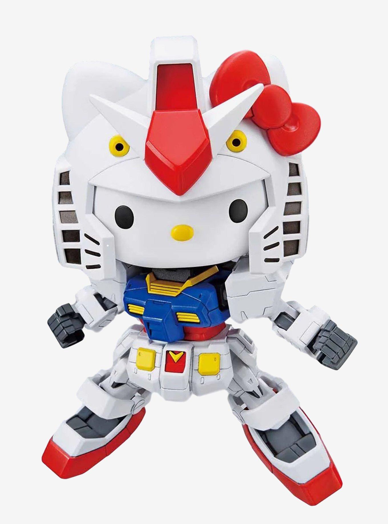 Bandai Sanrio Gundam Hello Kitty x SD-EX Standard RX-78-2 Gundam Model Kit Set - BoxLunch Exclusive, , alternate