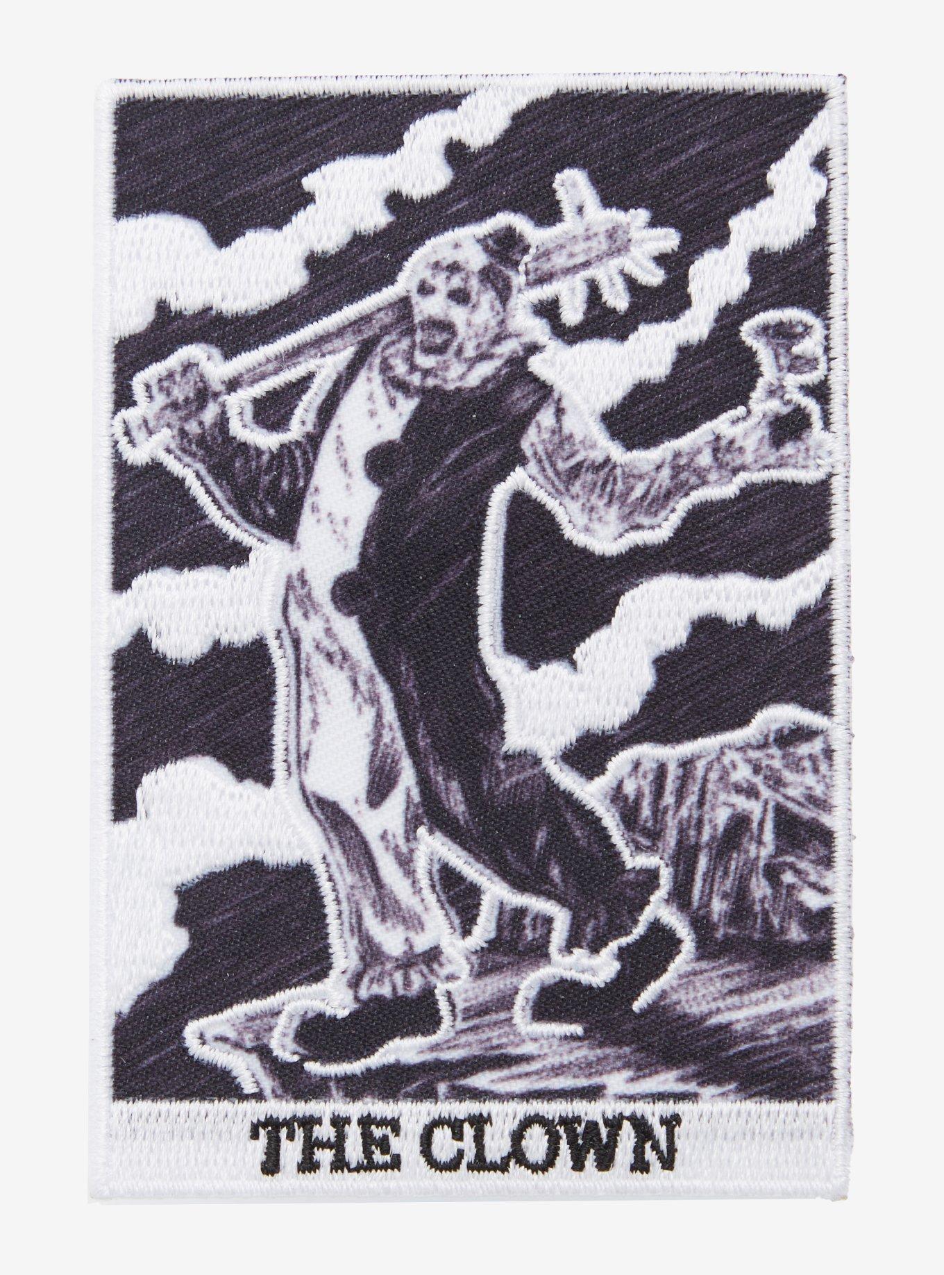 Terrifier Art Tarot Card Patch By Vertebrae33, , hi-res