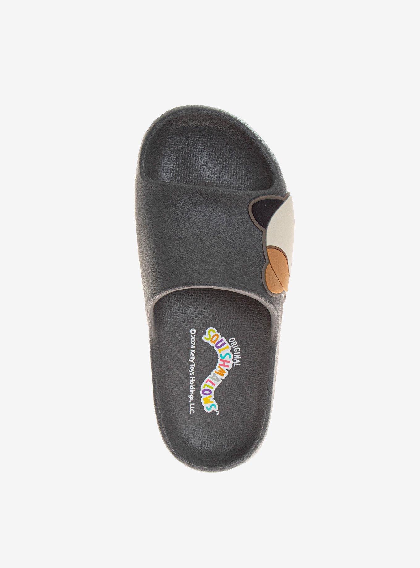 Squishmallows Cameron The Cat Dual Sizes Adult Slides, GREY, alternate