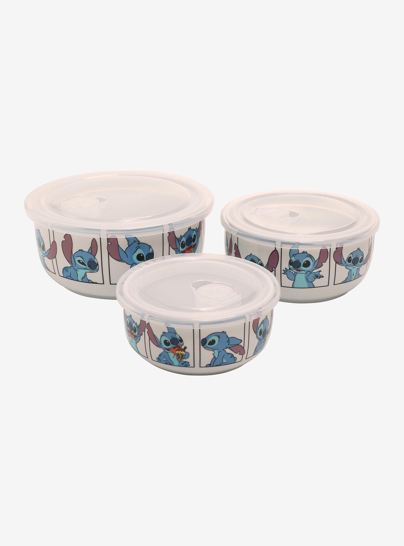 Disney Stitch Portraits Lidded Bowl Set, , hi-res