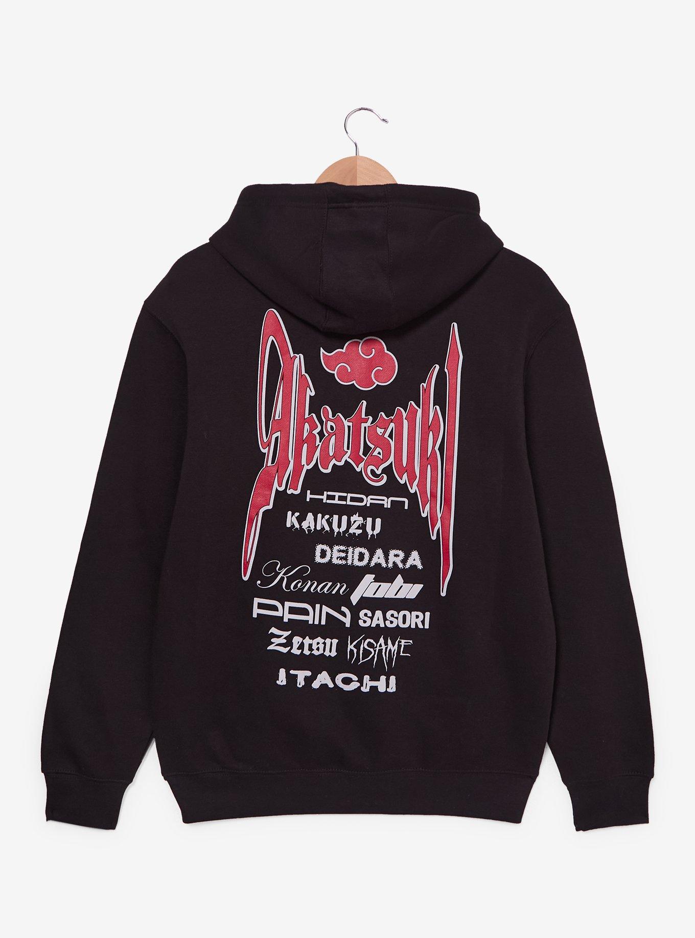 Naruto Shippuden Akatsuki Hoodie - BoxLunch Exclusive, , hi-res