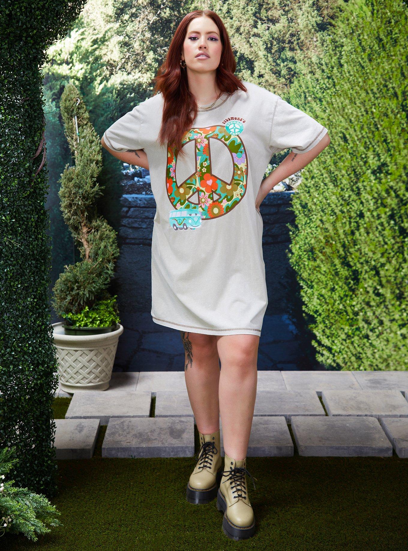 Disney Pixar Cars Fillmore Peace Sign Plus T-Shirt Dress - BoxLunch Exclusive