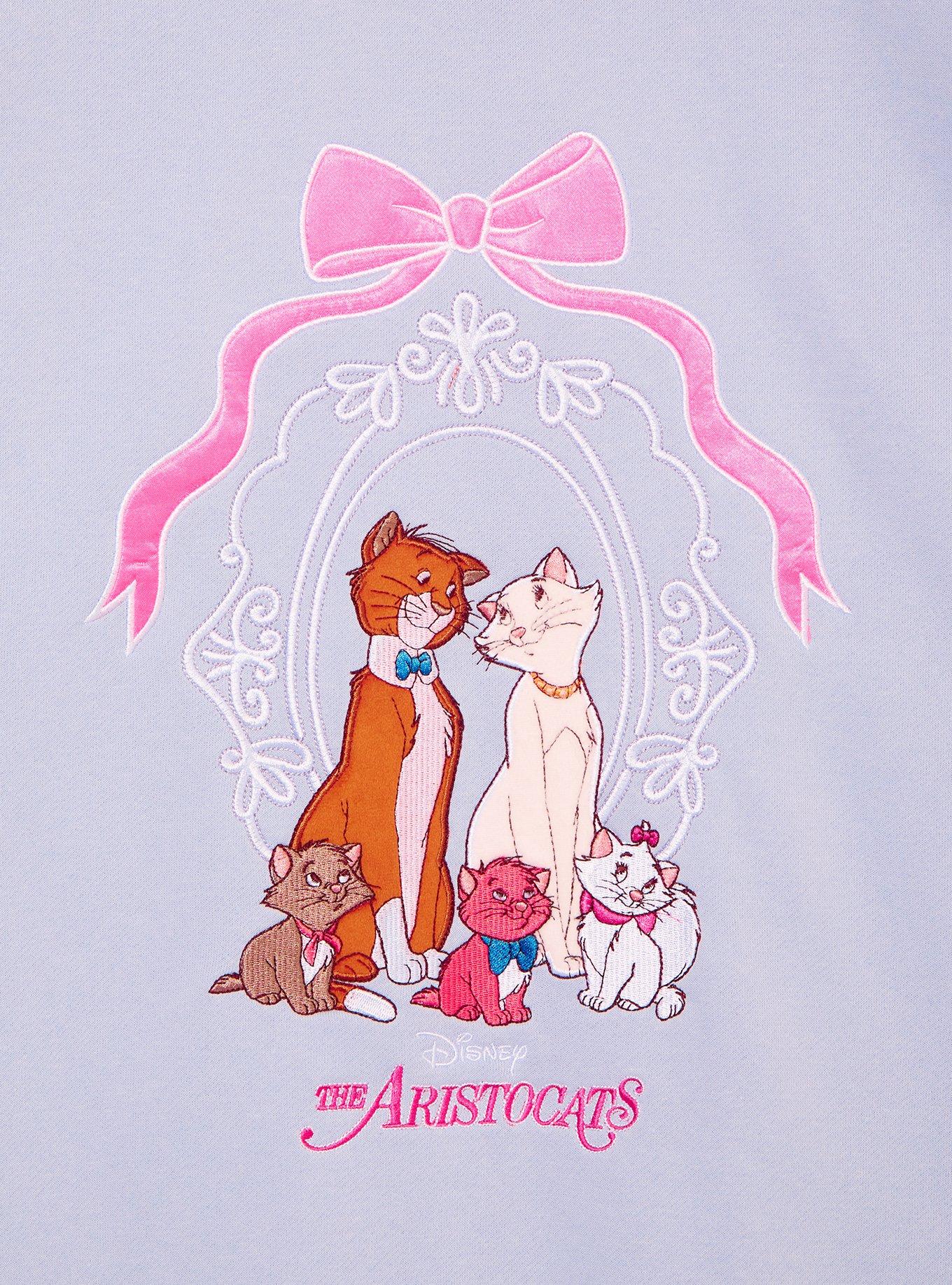Disney The Aristocats Character Portrait Crewneck - BoxLunch Exclusive, LIGHT PURPLE, alternate