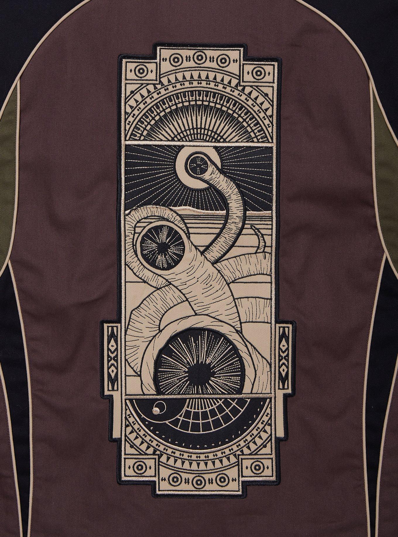 Dune Sandworm Moto Racing Jacket - BoxLunch Exclusive, DARK GREEN, alternate