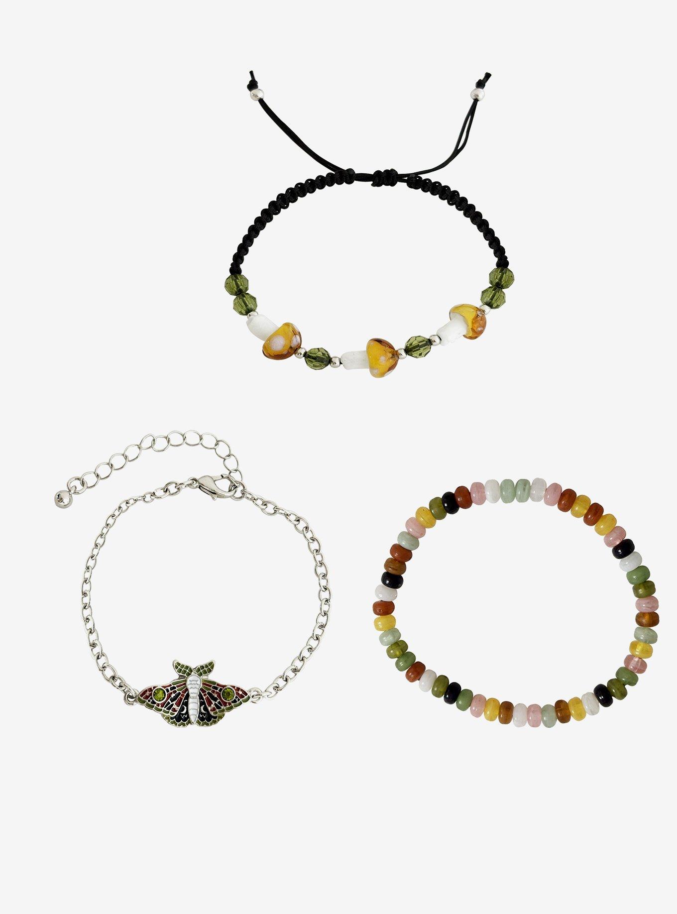 Thorn & Fable Moth & Mushroom Bracelet Set, , hi-res