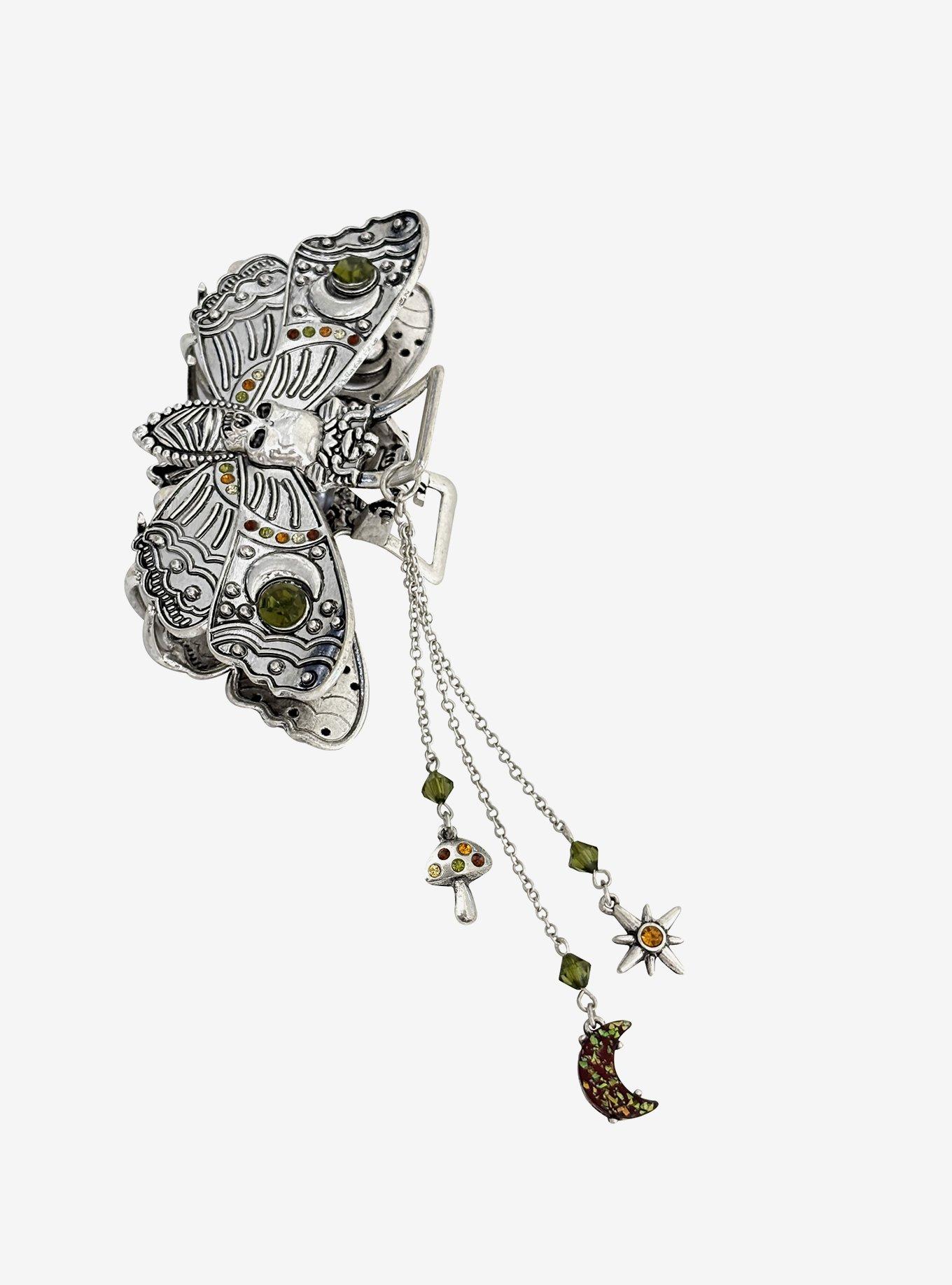 Thorn & Fable Death Moth Claw Hair Clip, , hi-res