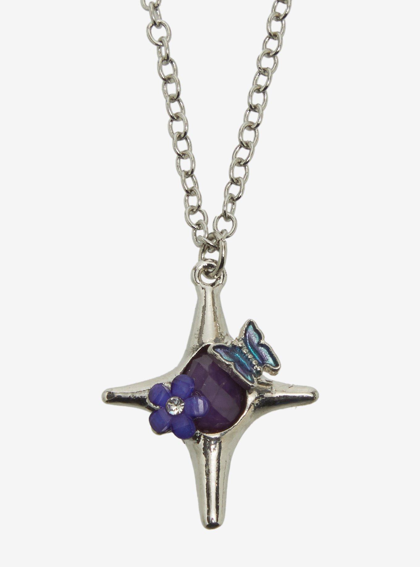 Thorn & Fable Aurora Butterfly Best Friend Necklace Set, , alternate