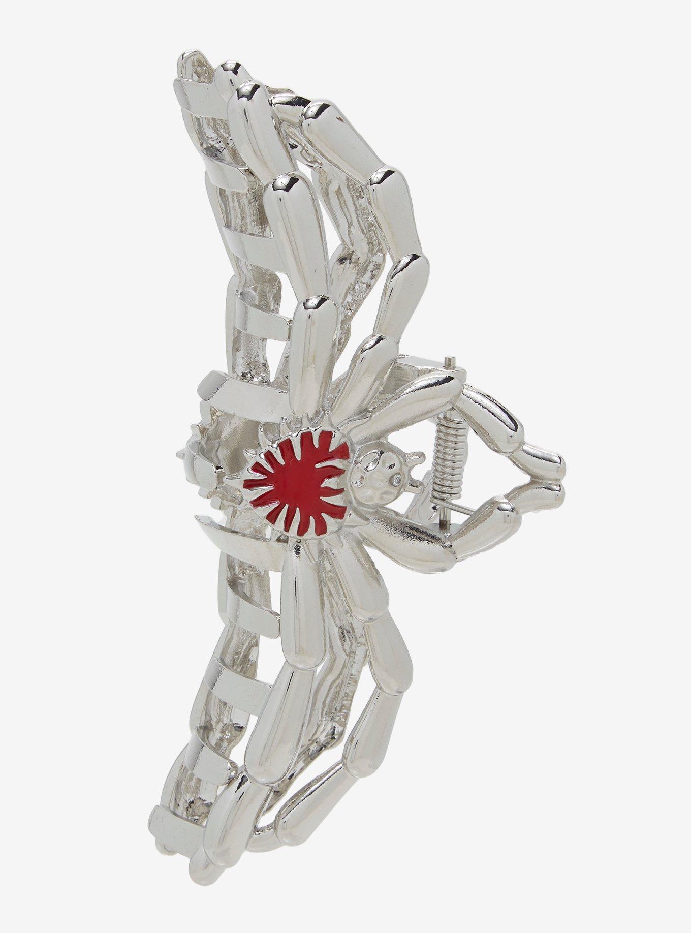 Spider Heart Claw Hair Clip, , alternate