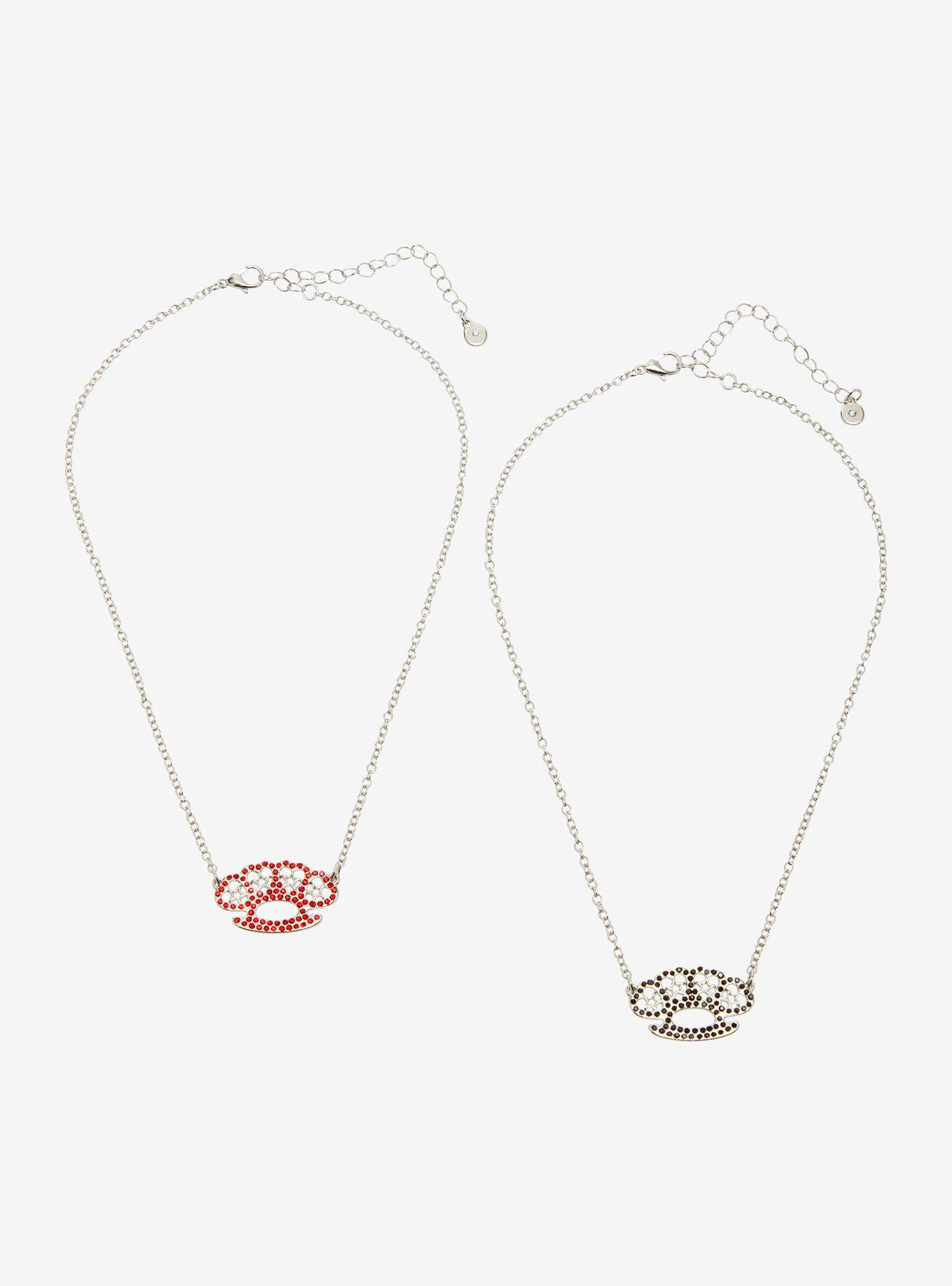 Brass Knuckle Best Friend Necklace Set, , hi-res