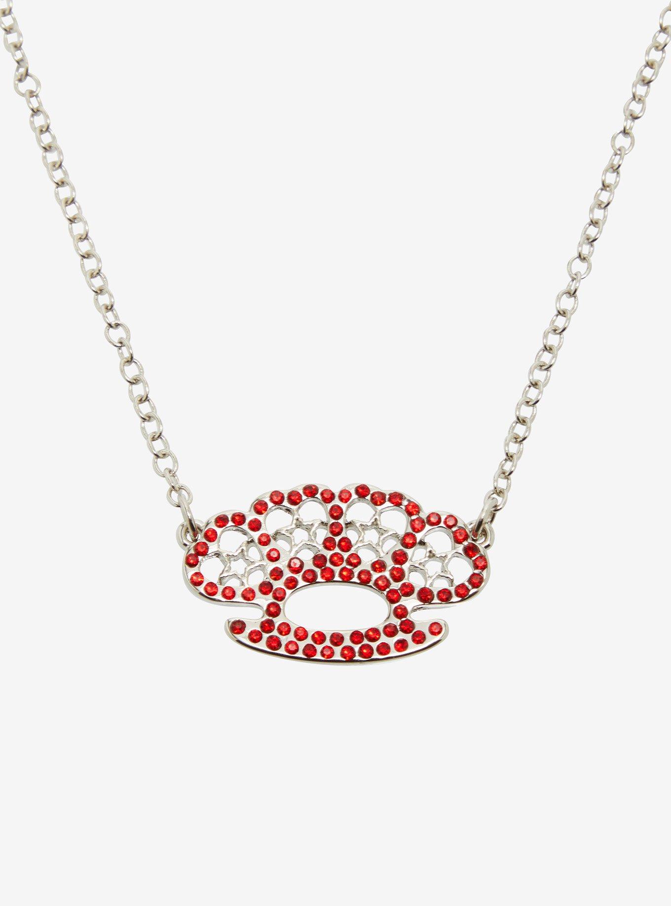 Brass Knuckle Best Friend Necklace Set, , alternate