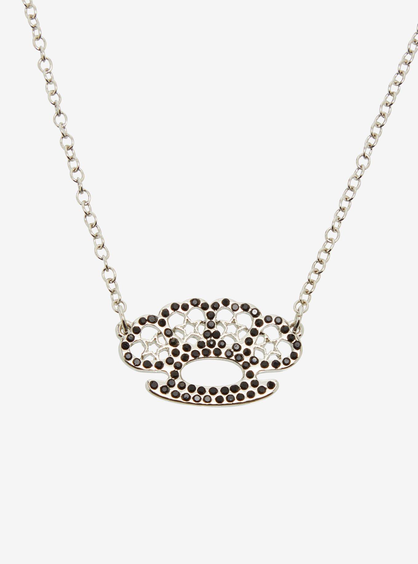 Brass Knuckle Best Friend Necklace Set, , alternate