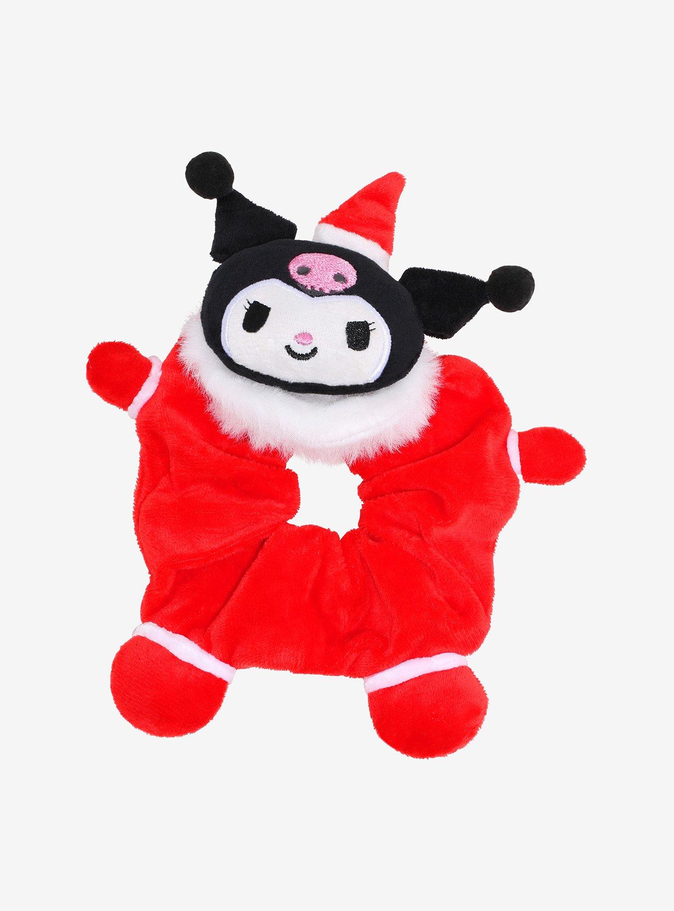 Kuromi Santa Christmas Scrunchie, , hi-res