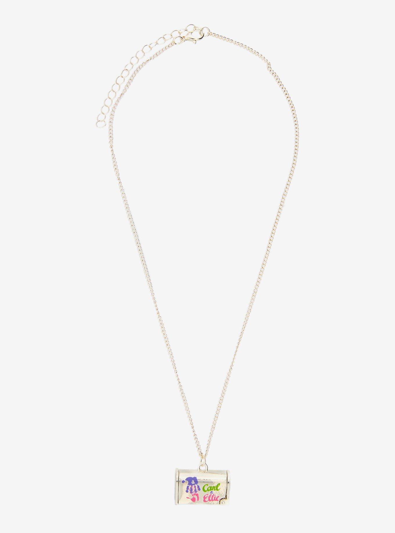 Disney Pixar Up Carl Ellie Mailbox Necklace, , hi-res