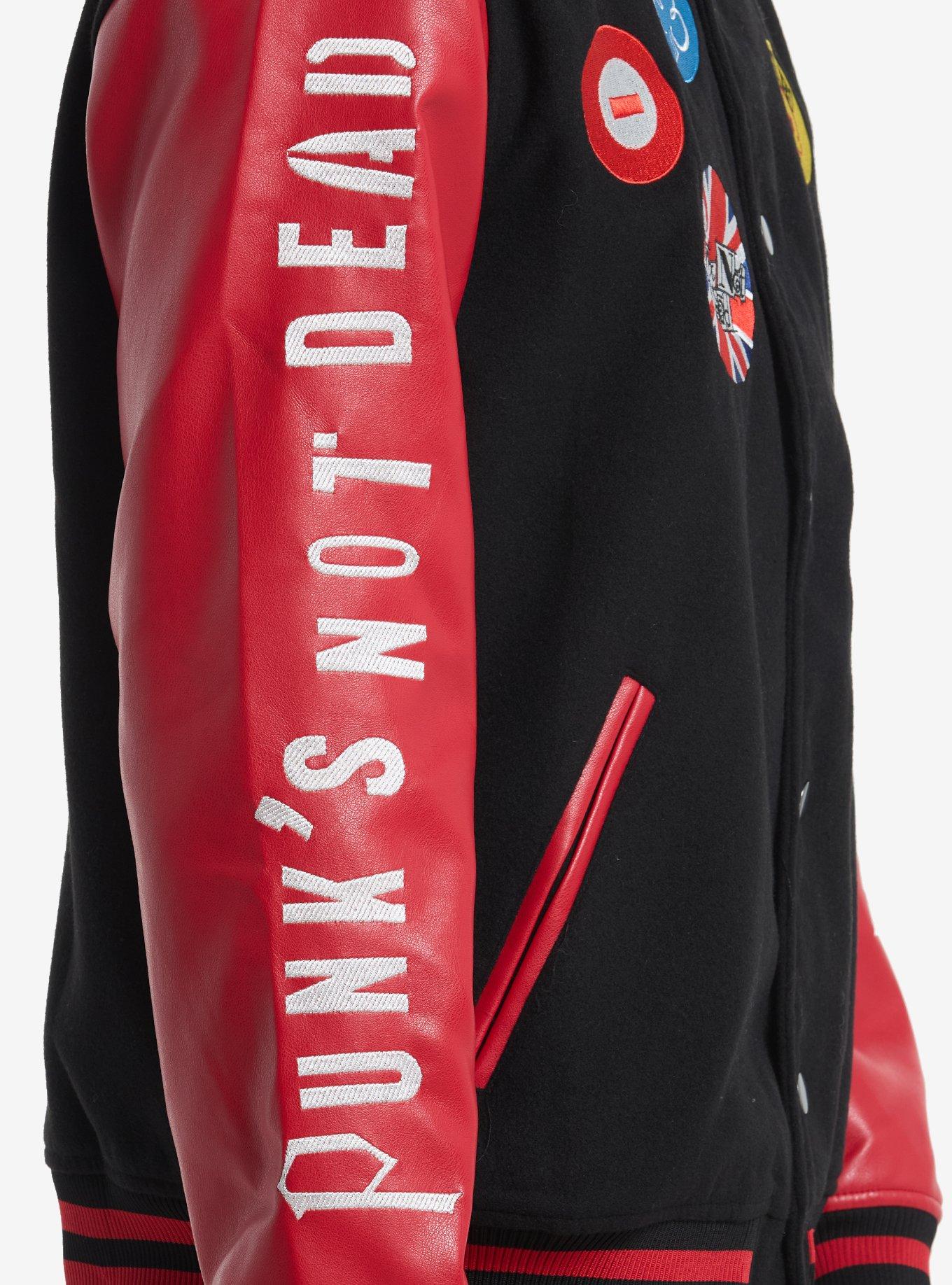 Our Universe Marvel Spider-Man: Across The Spider-Verse Spider-Punk Varsity Jacket, MULTI, alternate