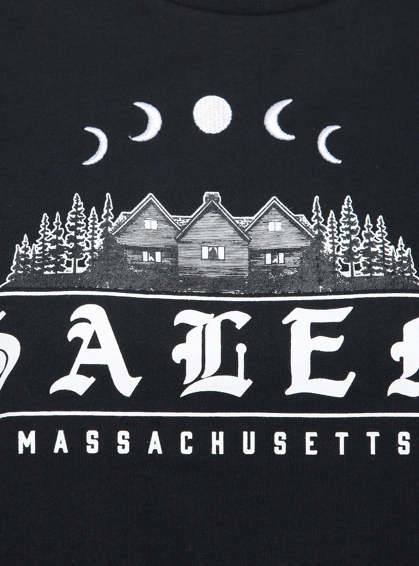 Cosmic Aura Salem House Girls Crop T-Shirt, , alternate