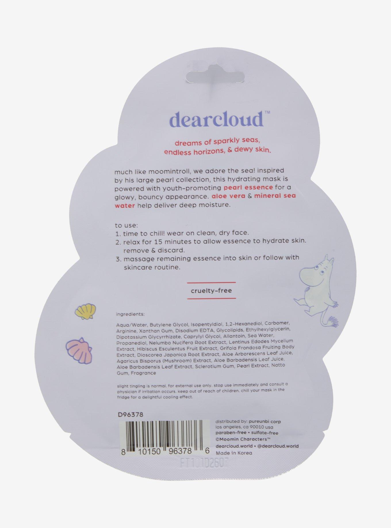 Moomin X Dearcloud Sea Me Glow Dew Essence Facial Sheet Mask, , hi-res