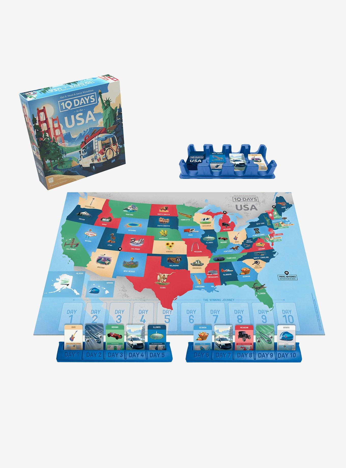 10 Days in the USA Board Game, , alternate