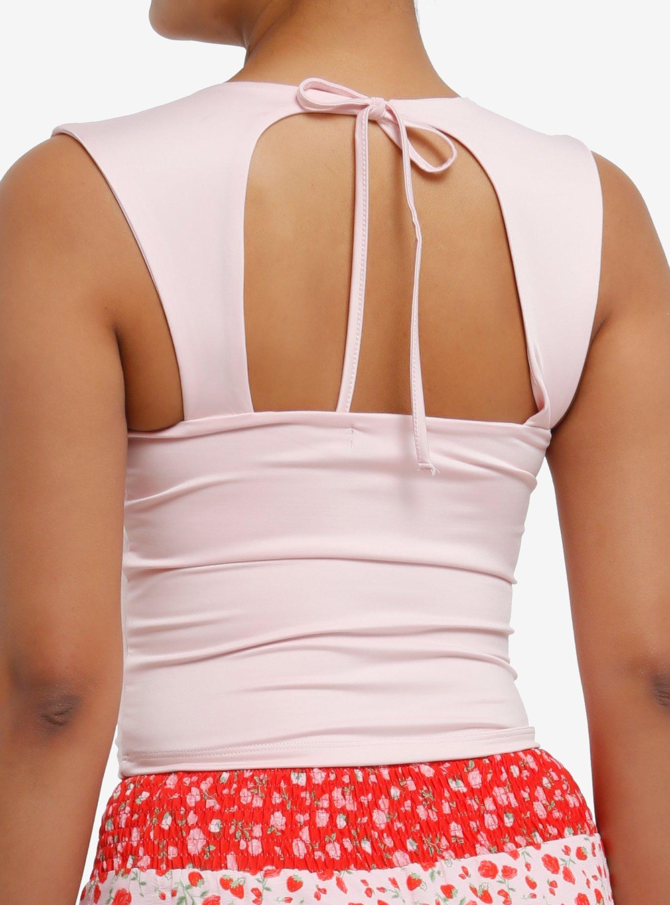 Sweet Society Pink Sweetheart Girls Tank Top, PINK, alternate