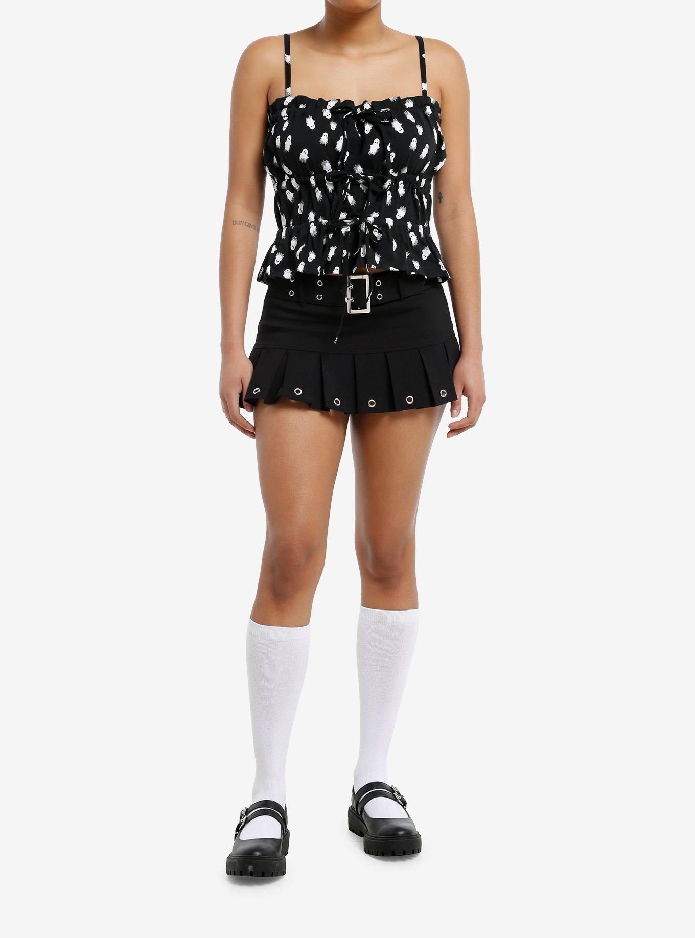 Thorn & Fable Ghost Ruched Girls Babydoll Cami, , hi-res